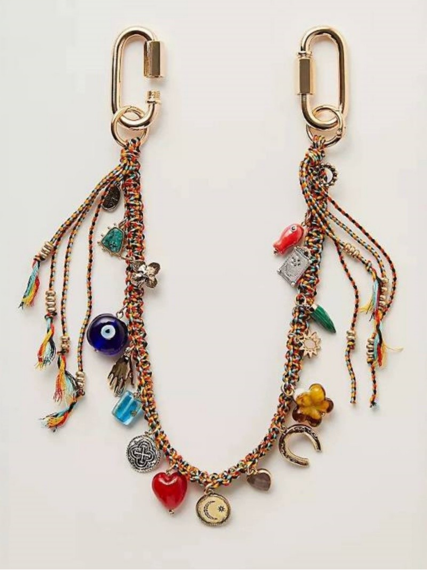 Evil Eye Bag Charm - The Collective Rose