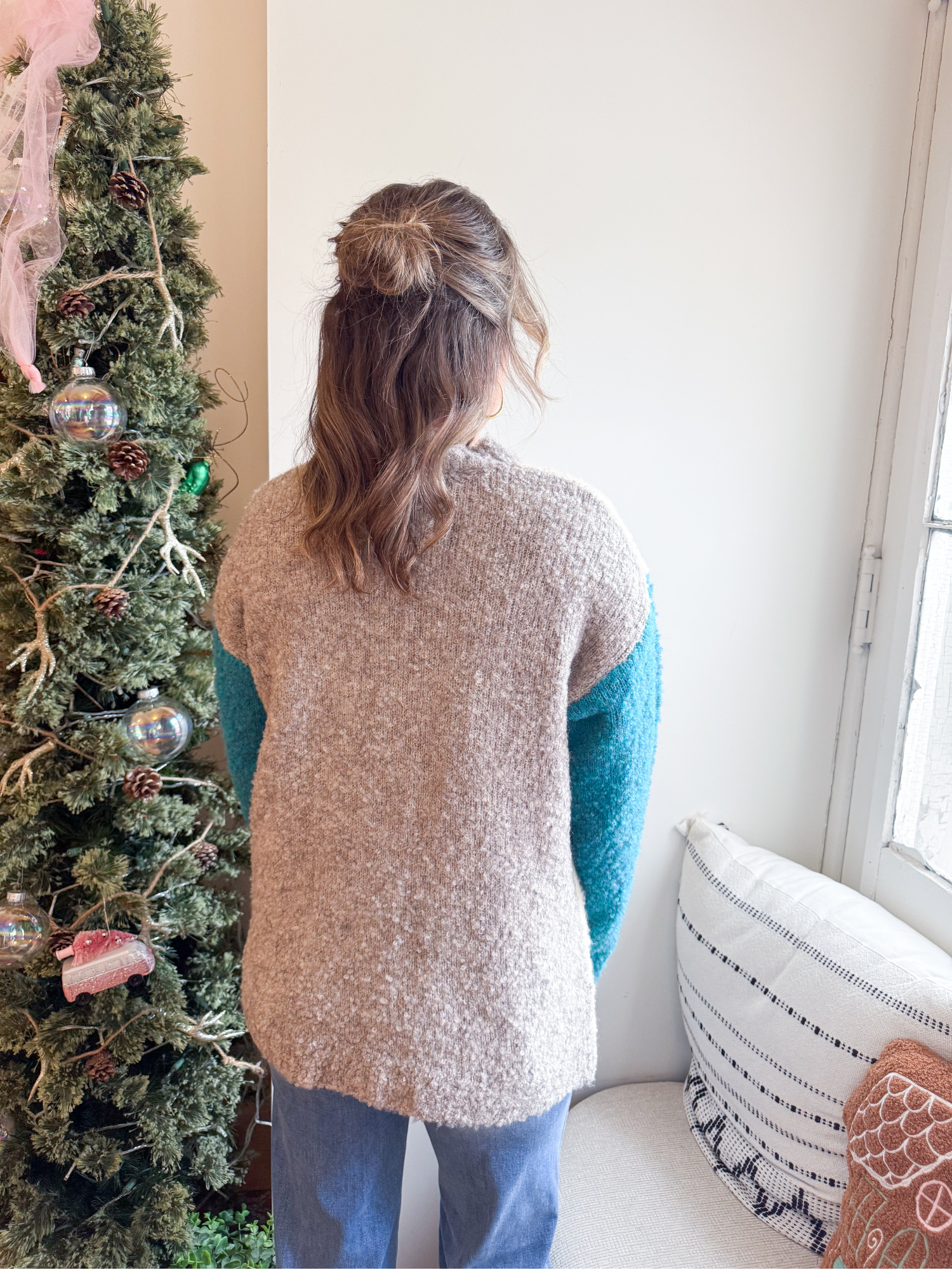 Meg Colorblock Sweater - The Collective Rose