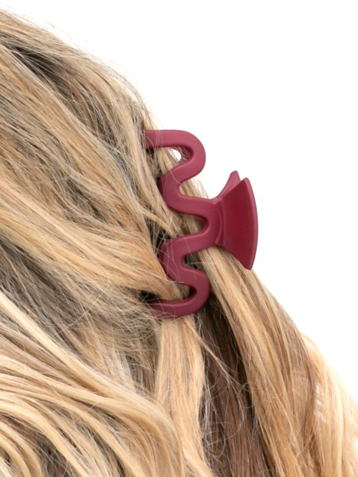 Squiggle Hair Claw Clip - The Collective Rose