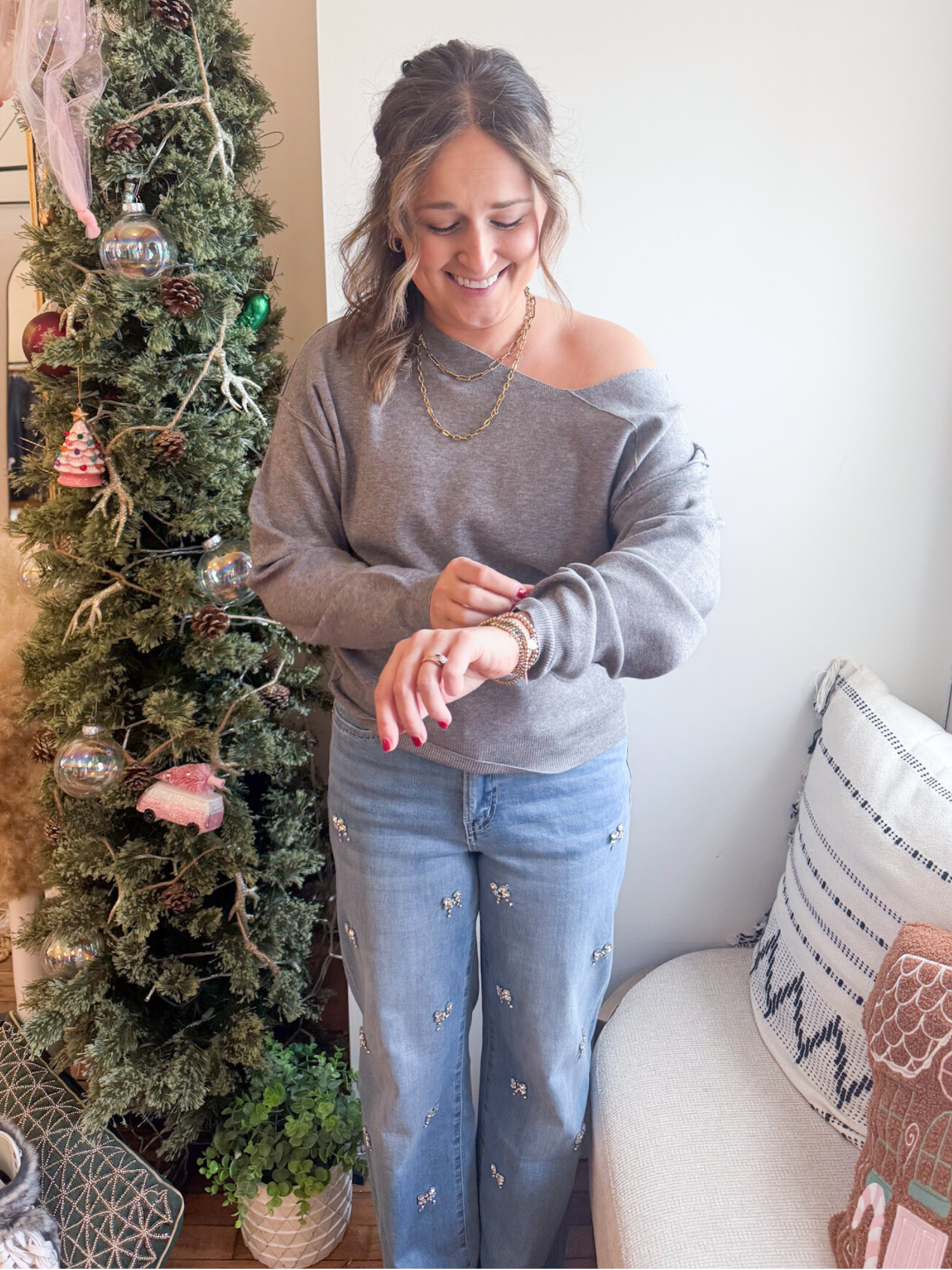 Shannon Asymmetrical Neck Sweater