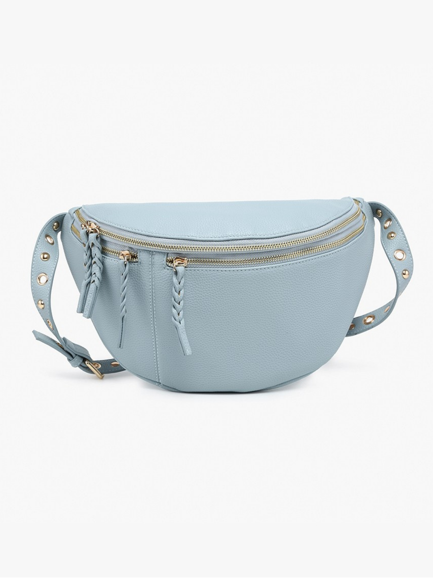 Nova Studded Sling Bag - Baby Blue - The Collective Rose