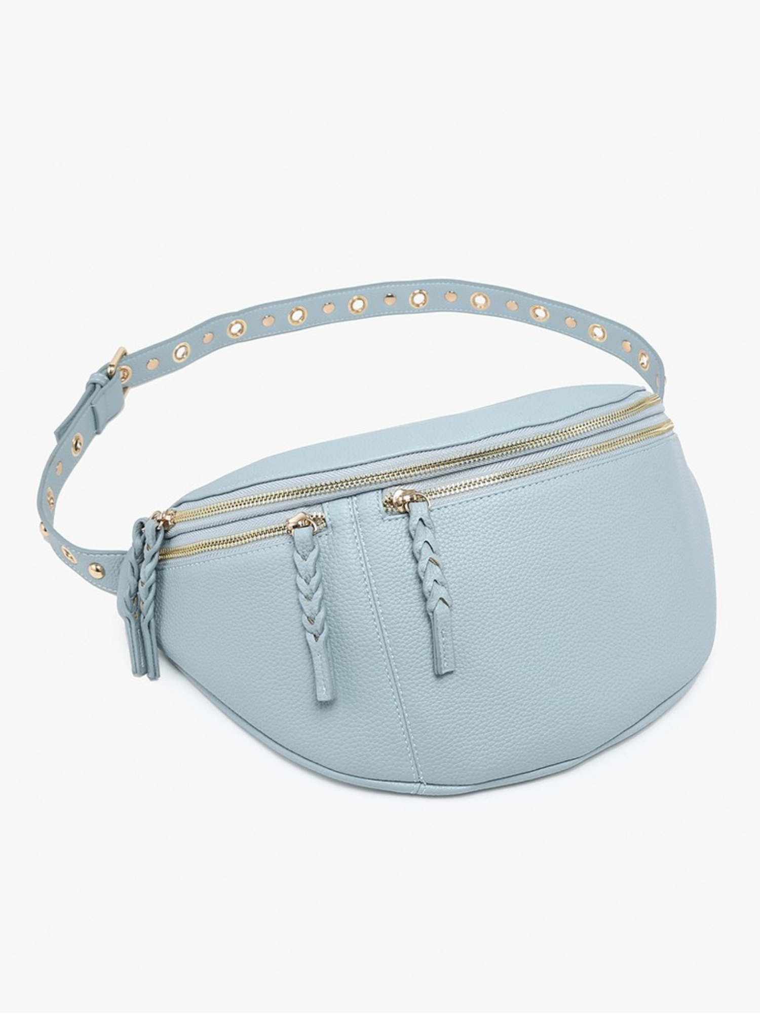 Nova Studded Sling Bag - Baby Blue - The Collective Rose
