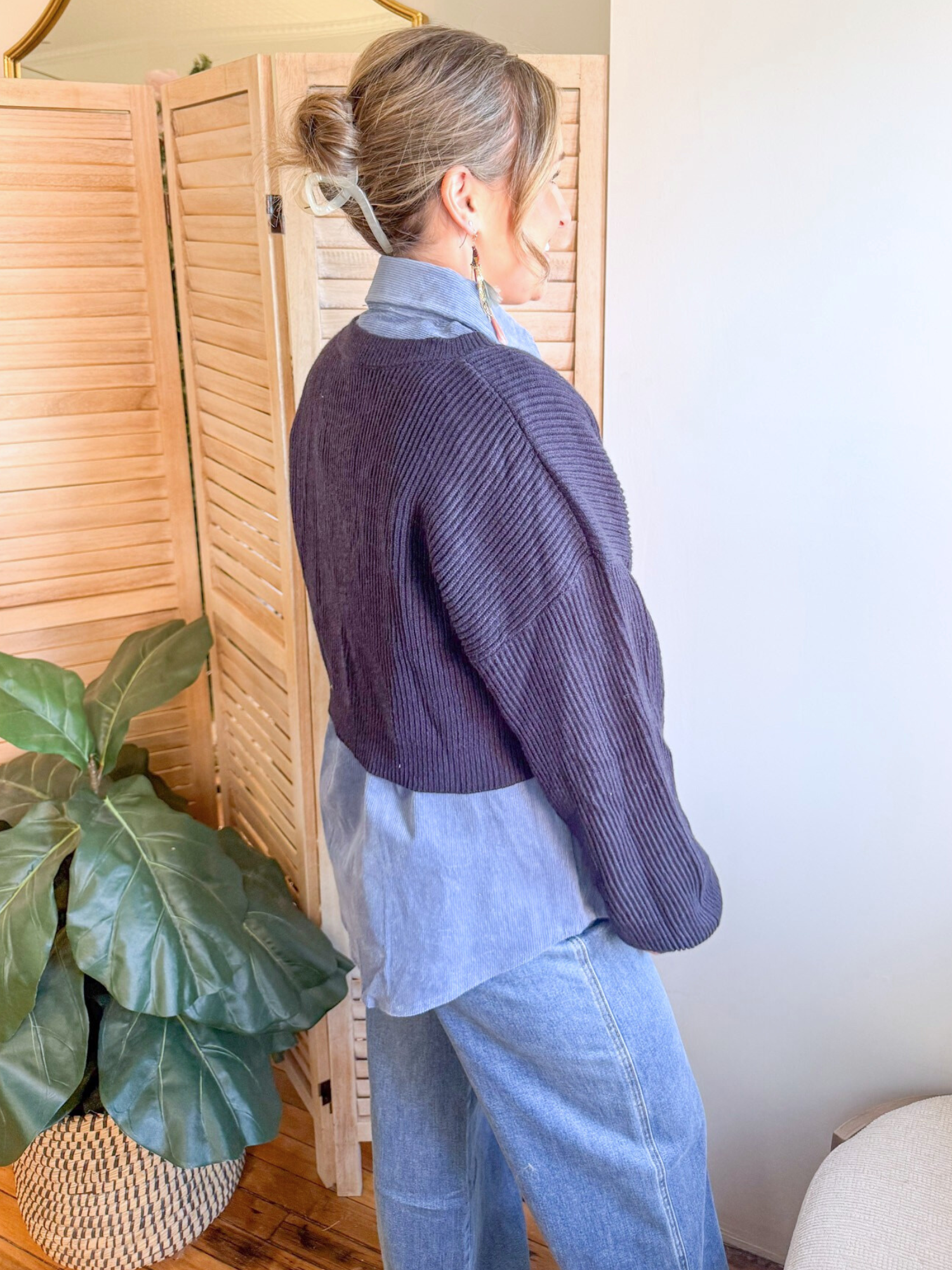 Mallory Twofer Sweater