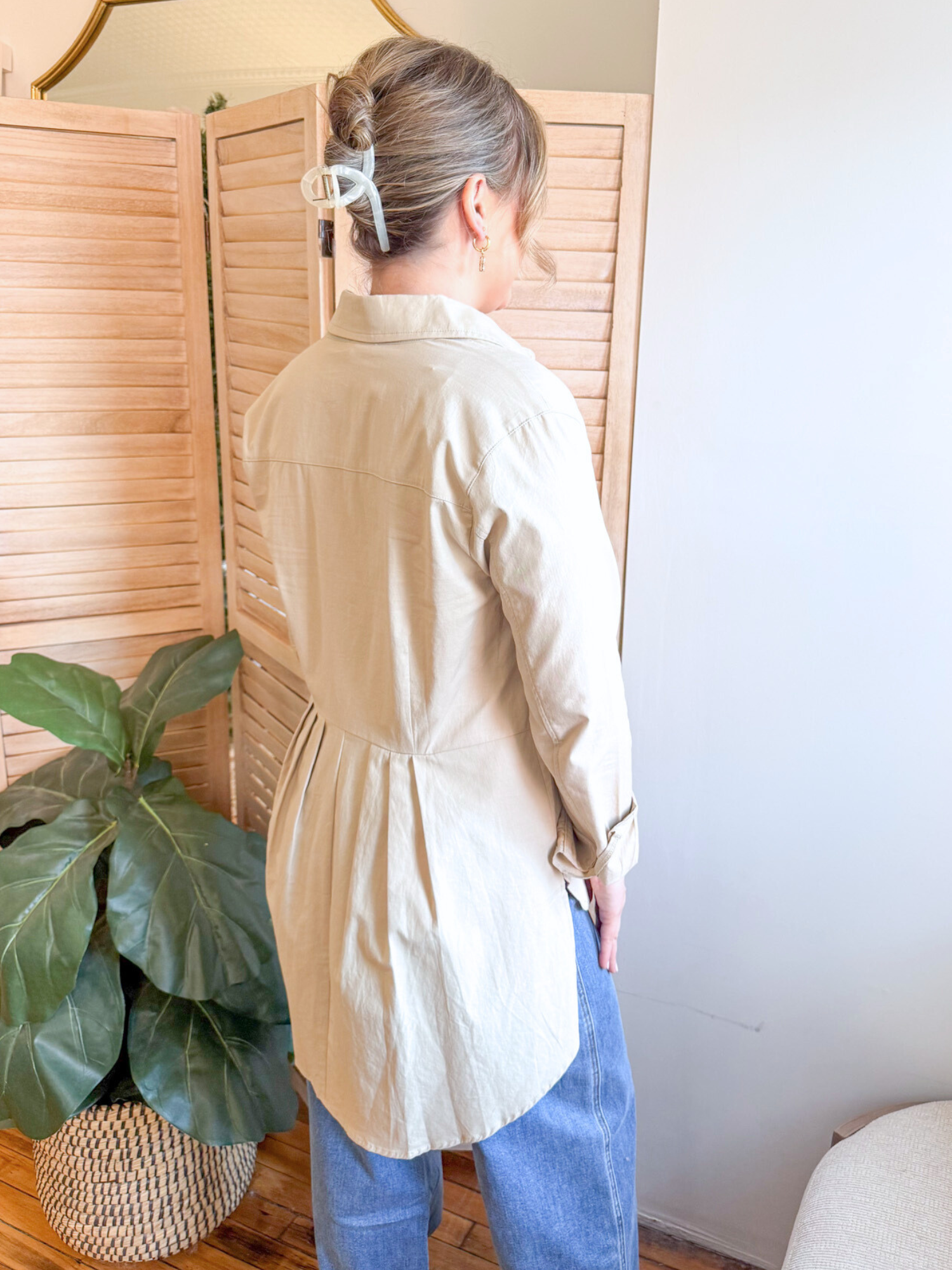 Alice Hi Lo Peplum Top