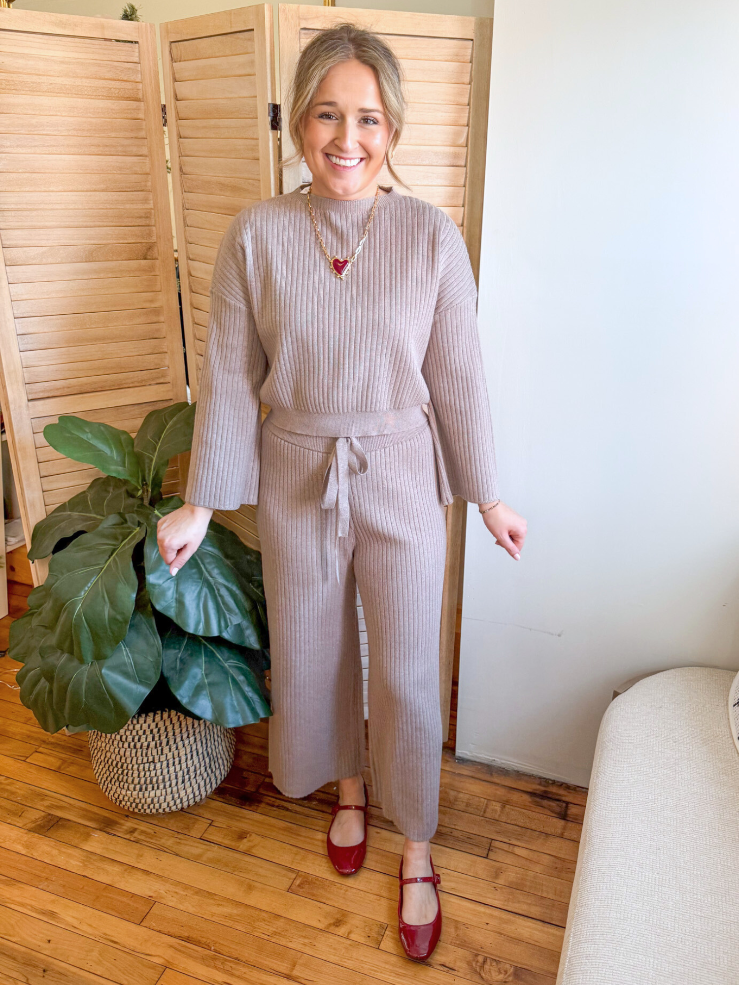 Cierra Ribbed Knit Top - The Collective Rose