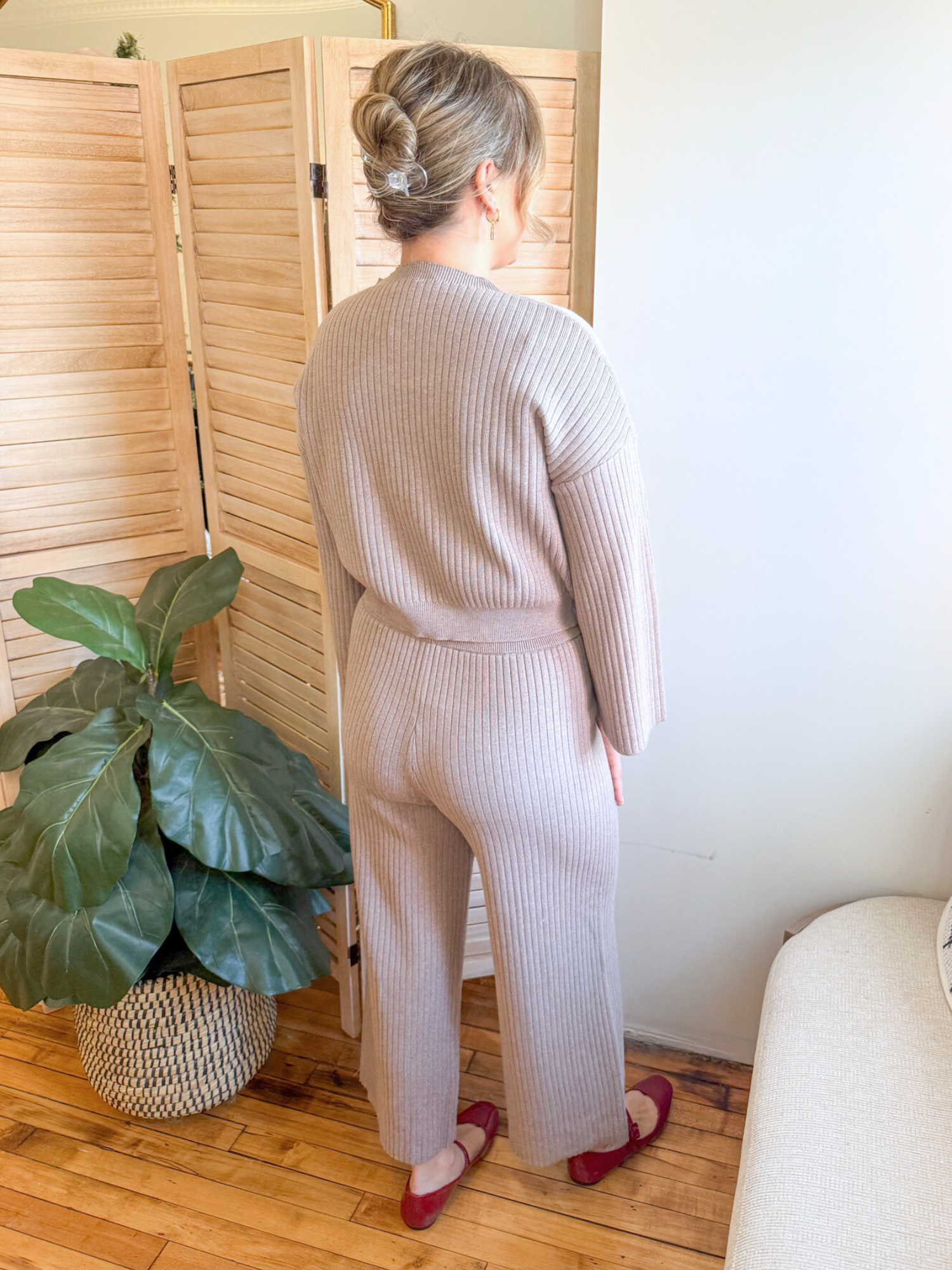 Cierra Ribbed Knit Top - The Collective Rose