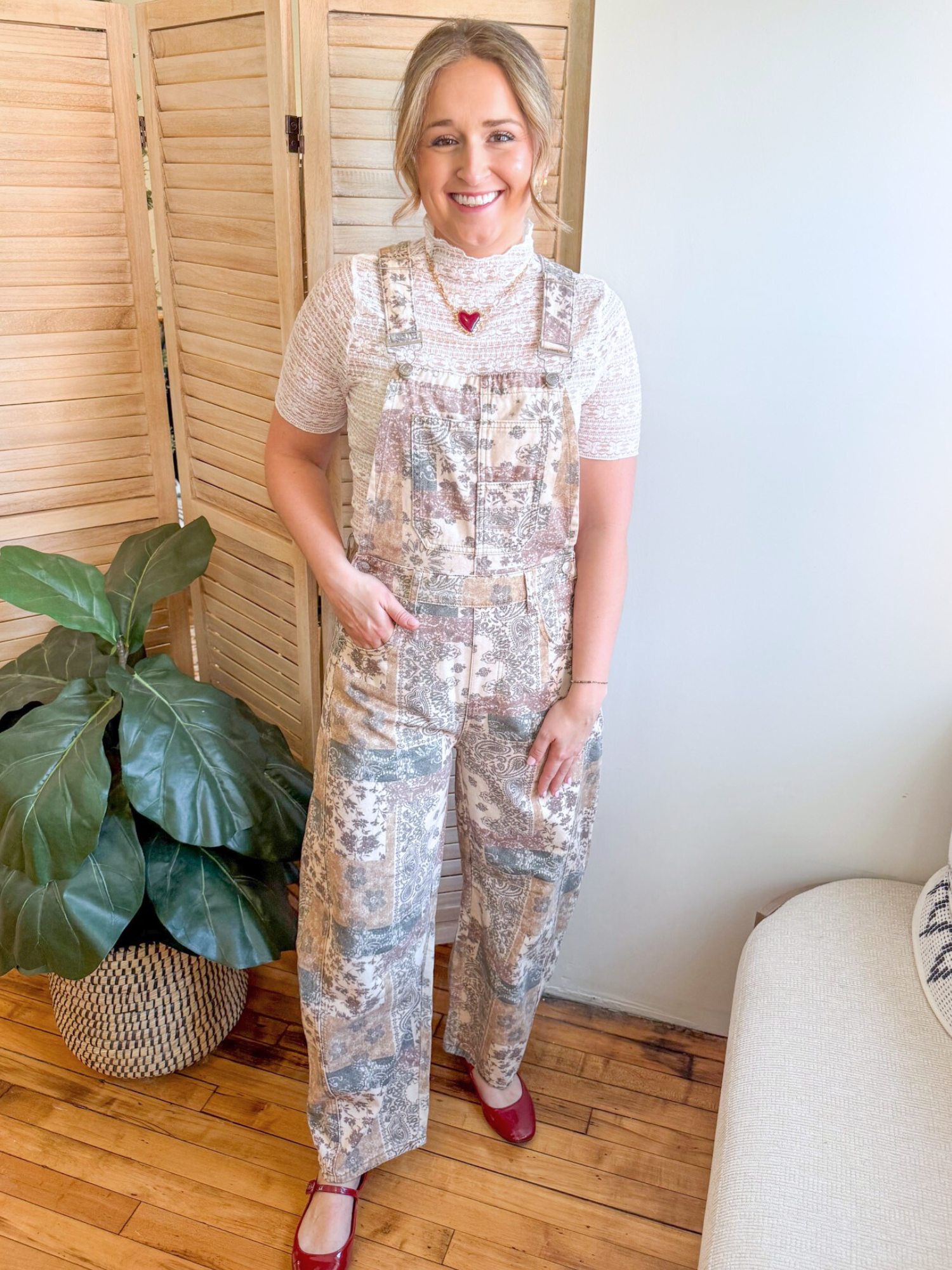 Maddie Boho Denim Overalls - The Collective Rose