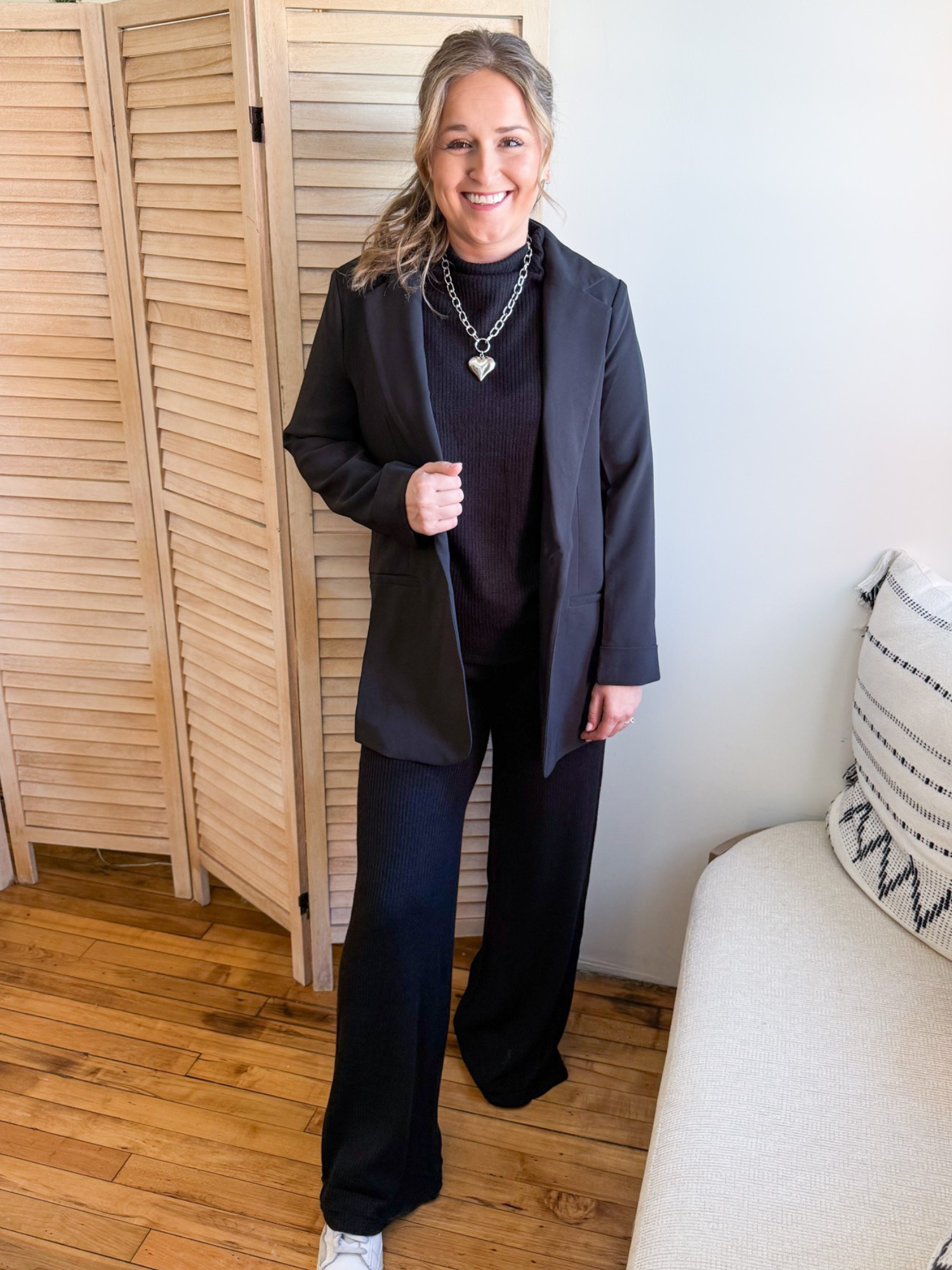 Shay Classic Blazer - Black - The Collective Rose