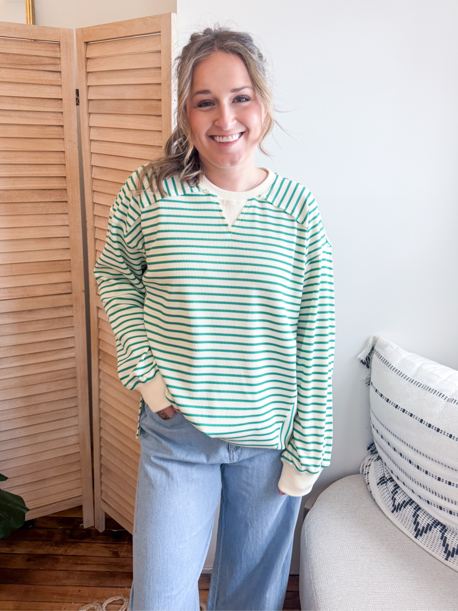 Penny Striped Long Sleeve - The Collective Rose