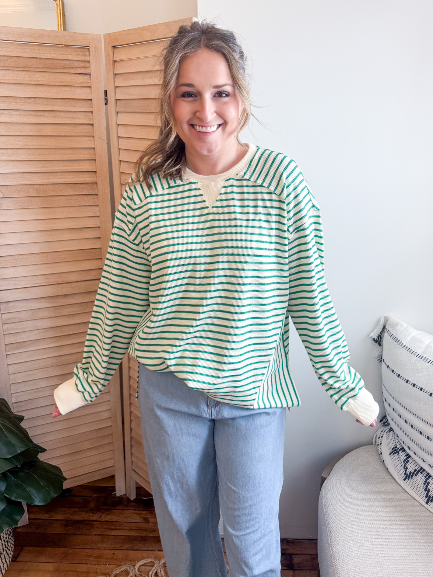 Penny Striped Long Sleeve - The Collective Rose