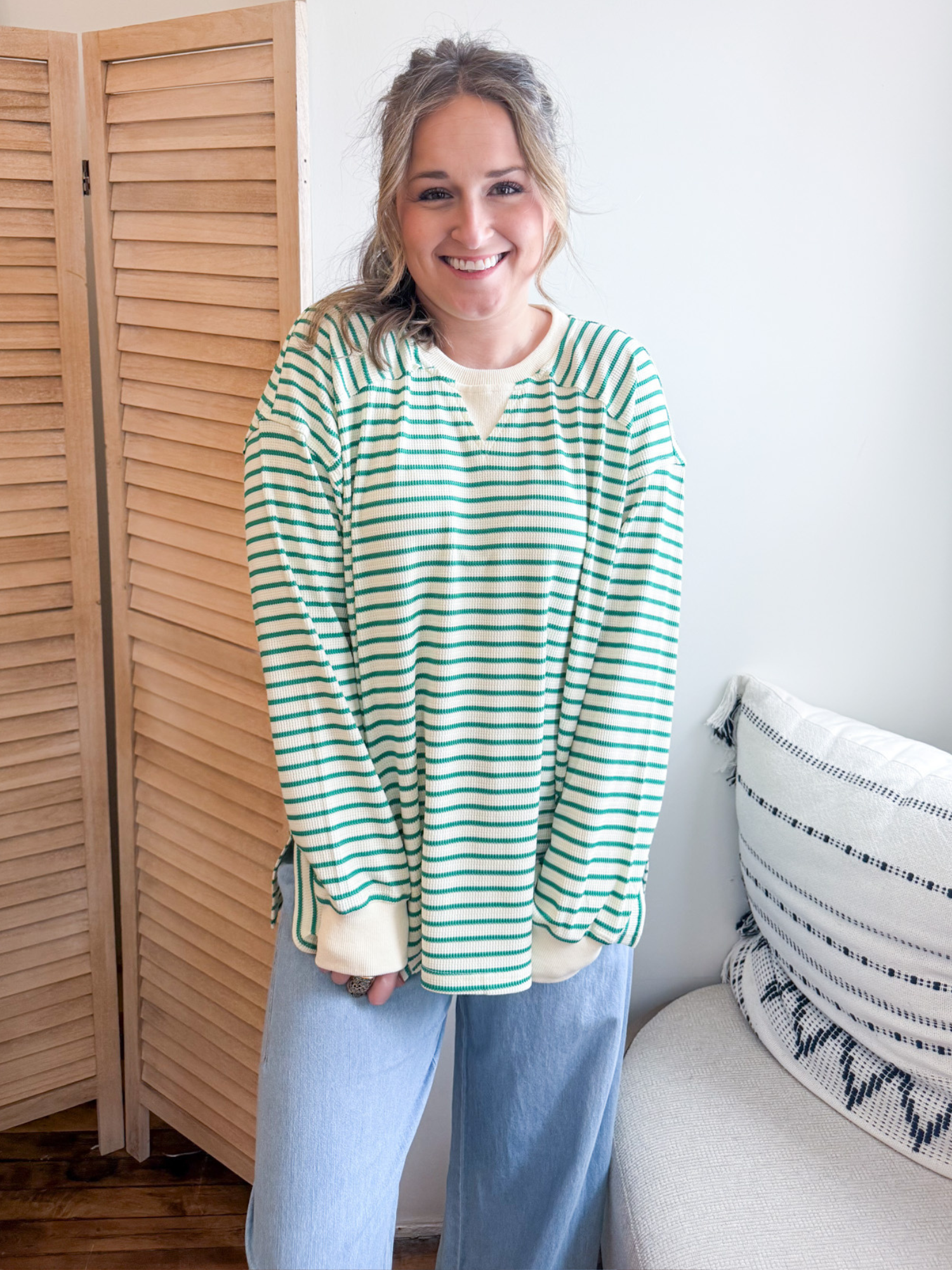 Penny Striped Long Sleeve - The Collective Rose