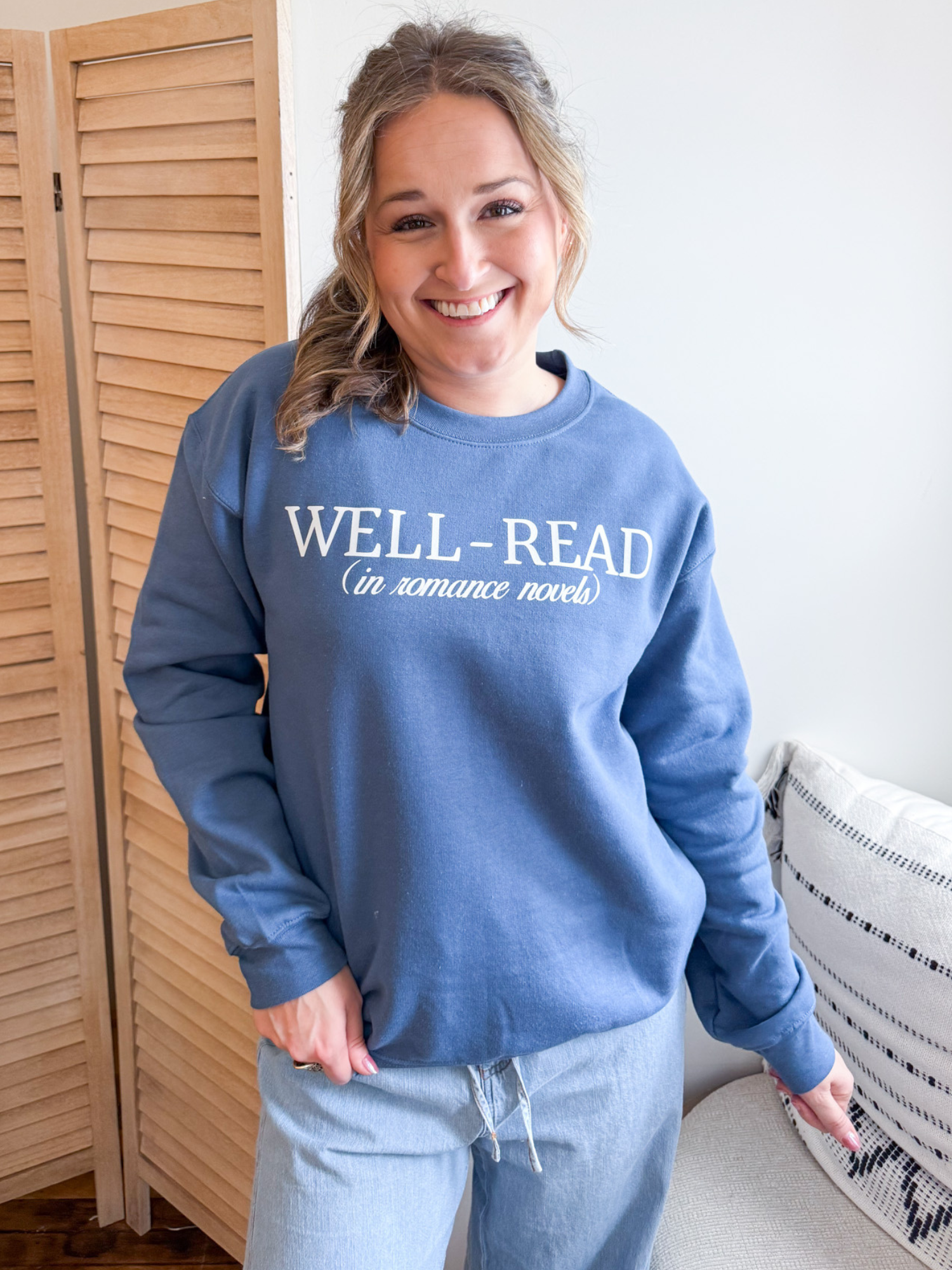 Well Read Crewneck - The Collective Rose