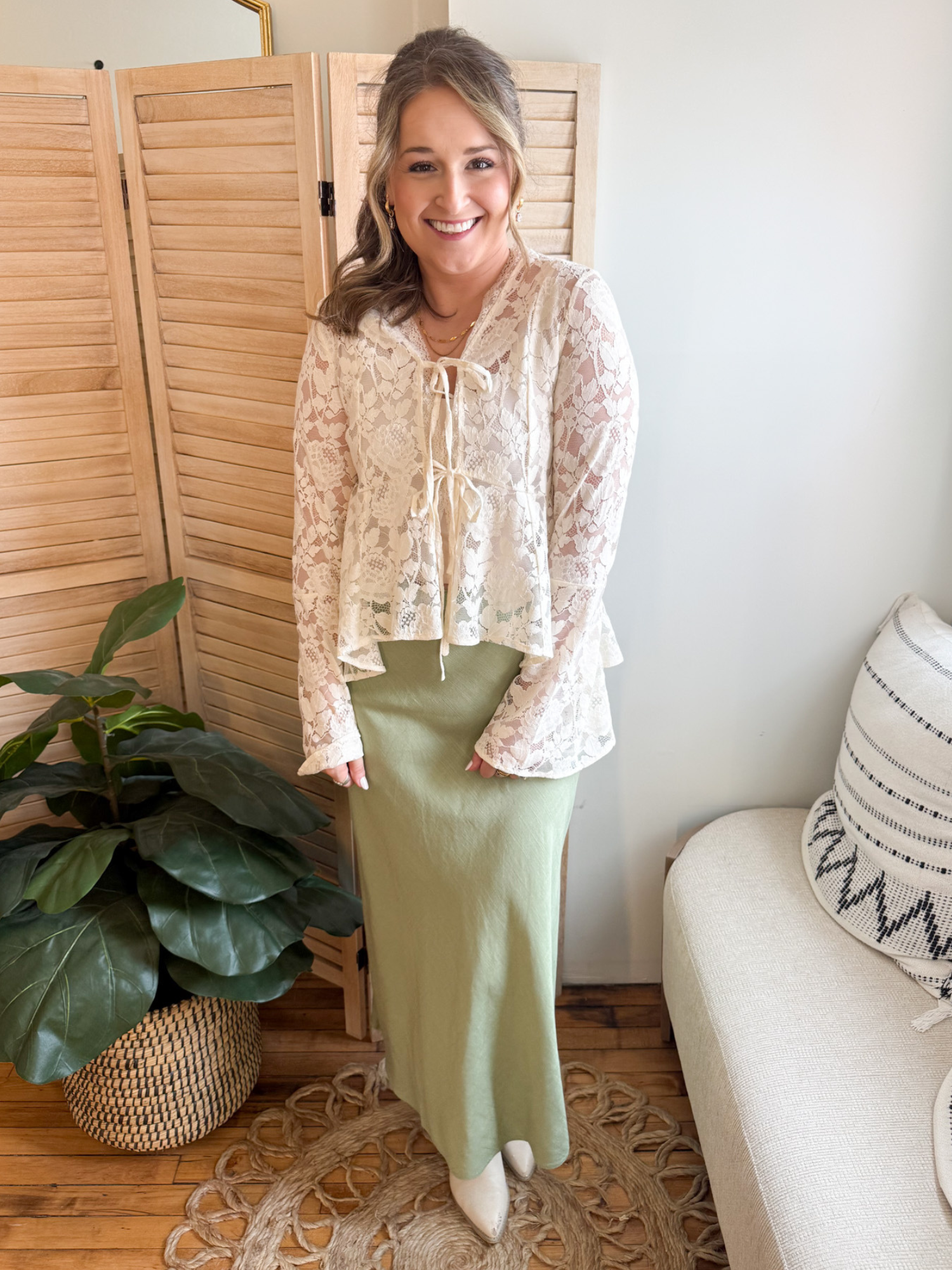 Clover A-Line Maxi Skirt - The Collective Rose