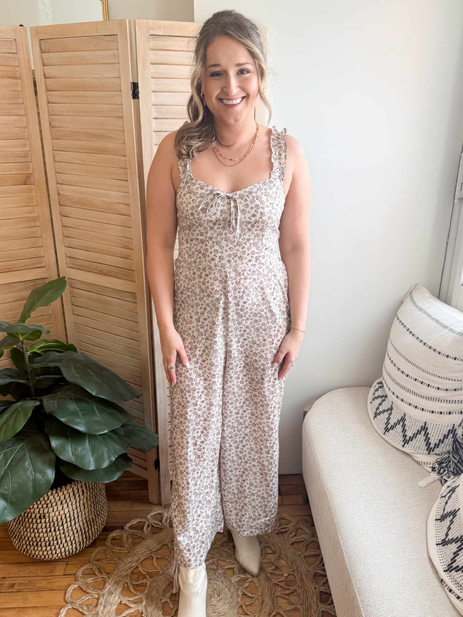 Brandi Floral Jumpsuit - The Collective Rose