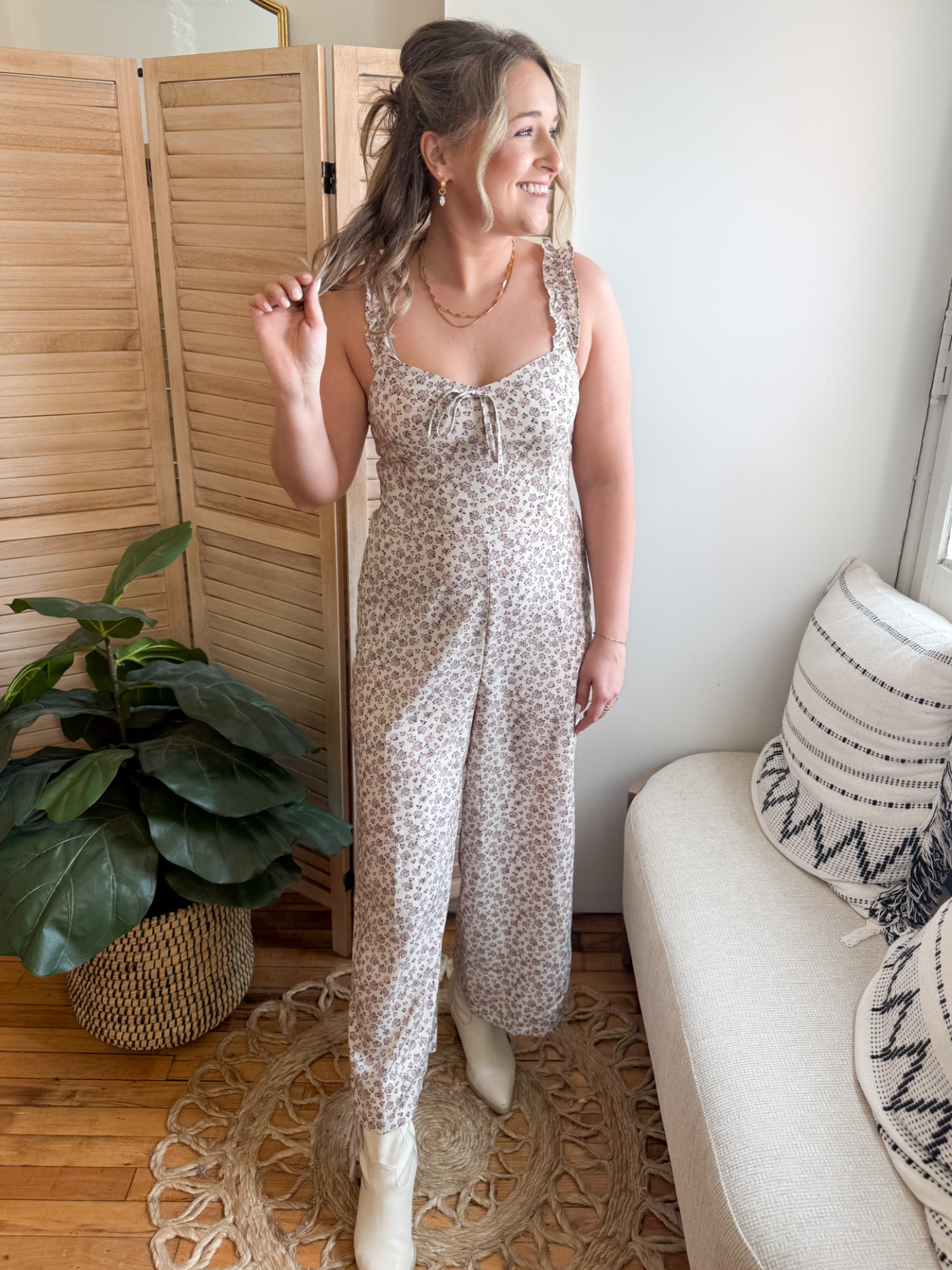 Brandi Floral Jumpsuit - The Collective Rose
