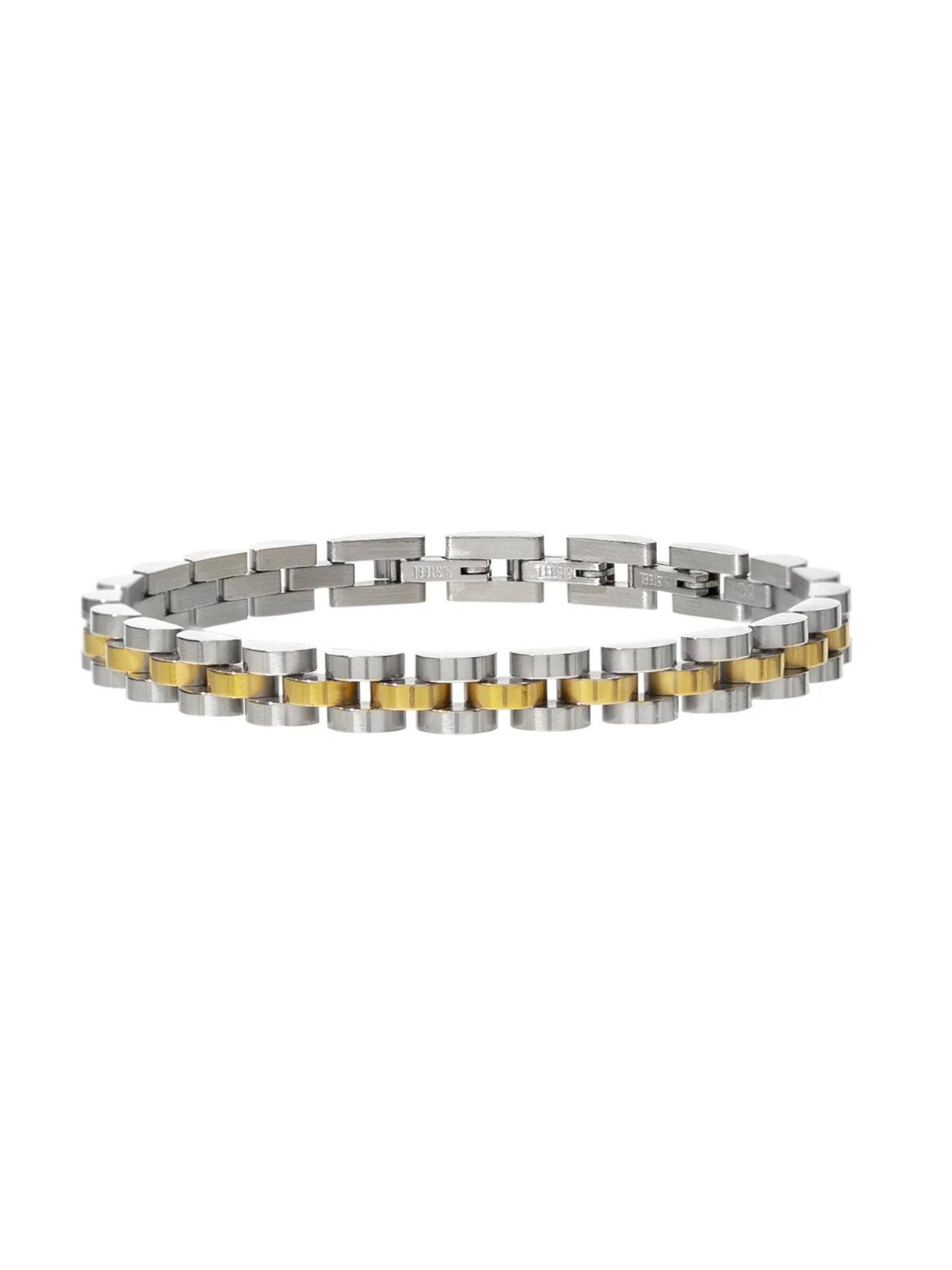 Waterproof Two Tone Dainty Watch Band Bracelet - The Collective Rose