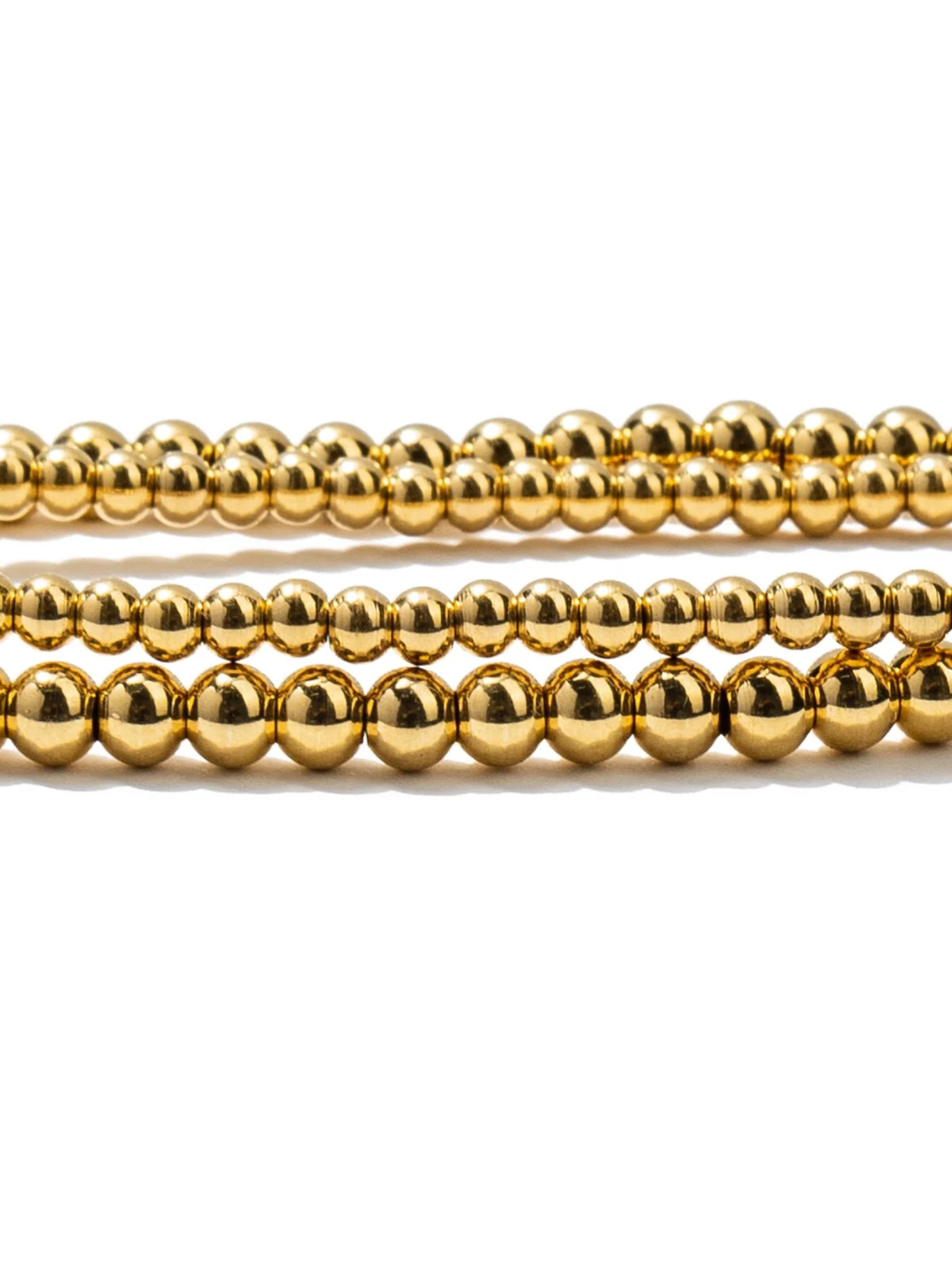 Waterproof Dainty Gold Double Bracelet Set - The Collective Rose