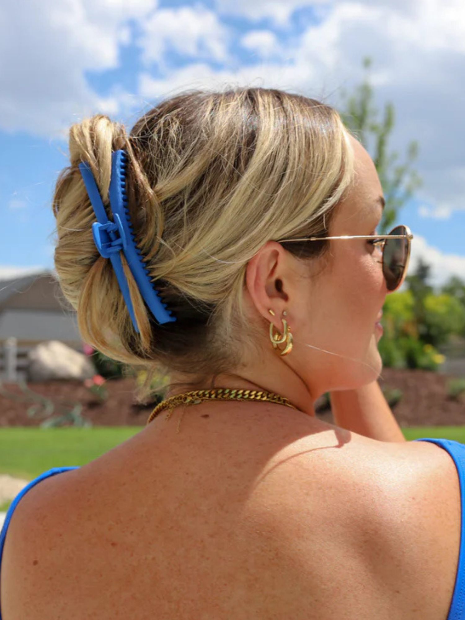 Matte Original Hold Everything Claw - Royal Blue - The Collective Rose