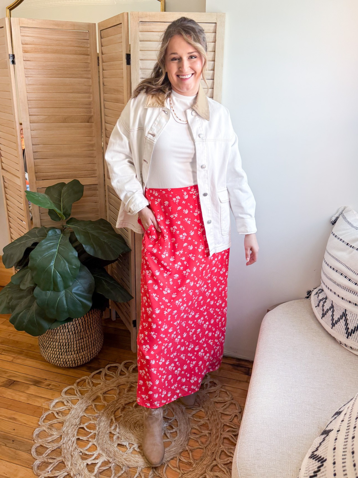 Lainey Sheath Skirt - The Collective Rose