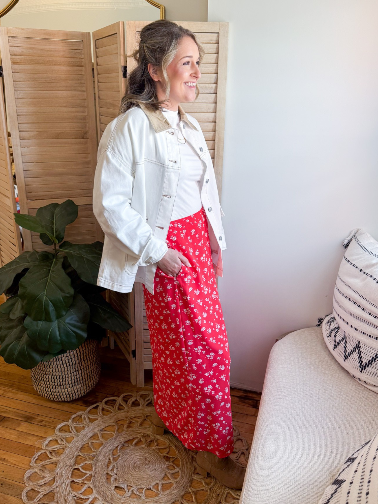 Lainey Sheath Skirt - The Collective Rose