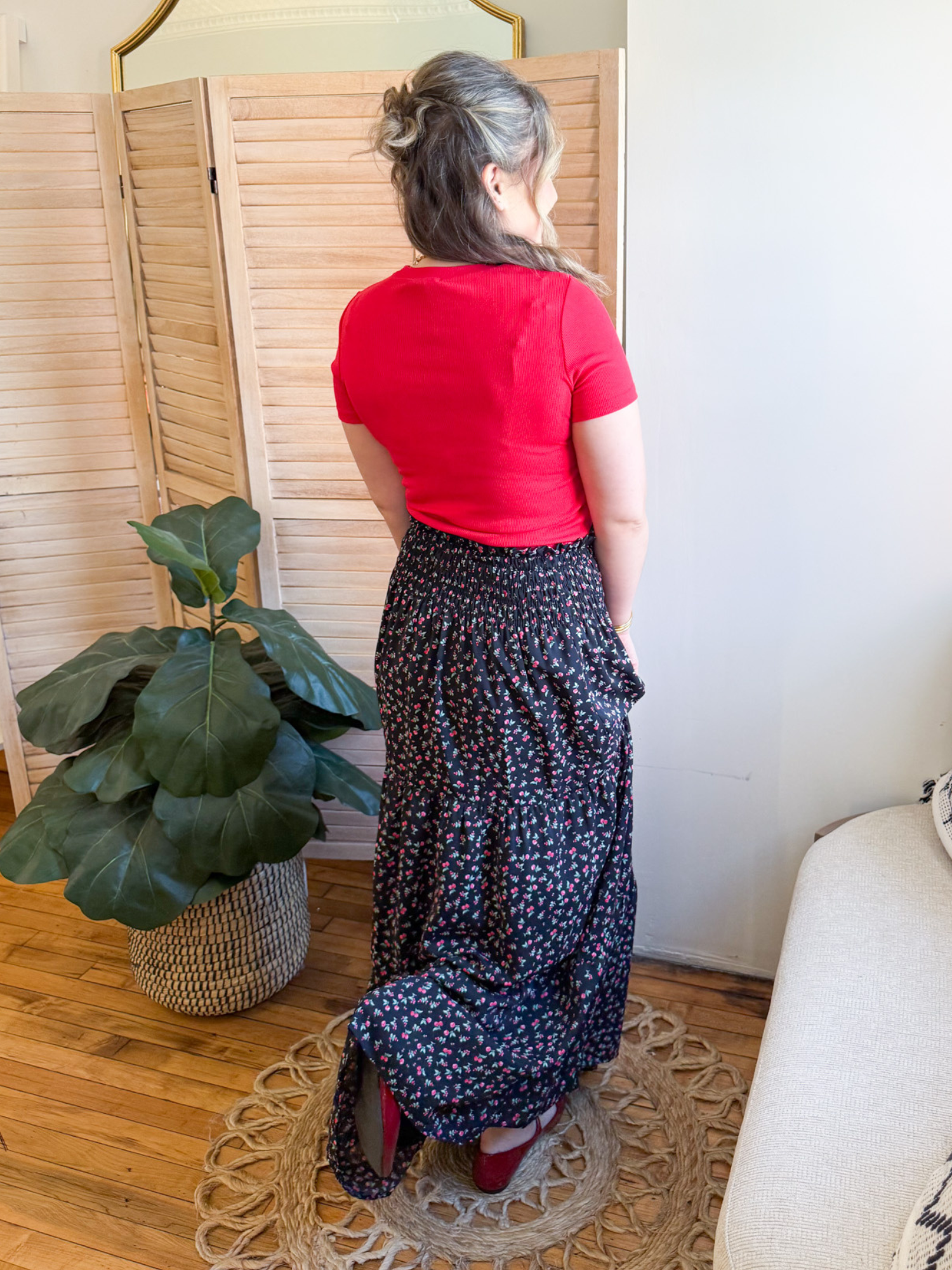 Cherry Punch Maxi Skirt - The Collective Rose