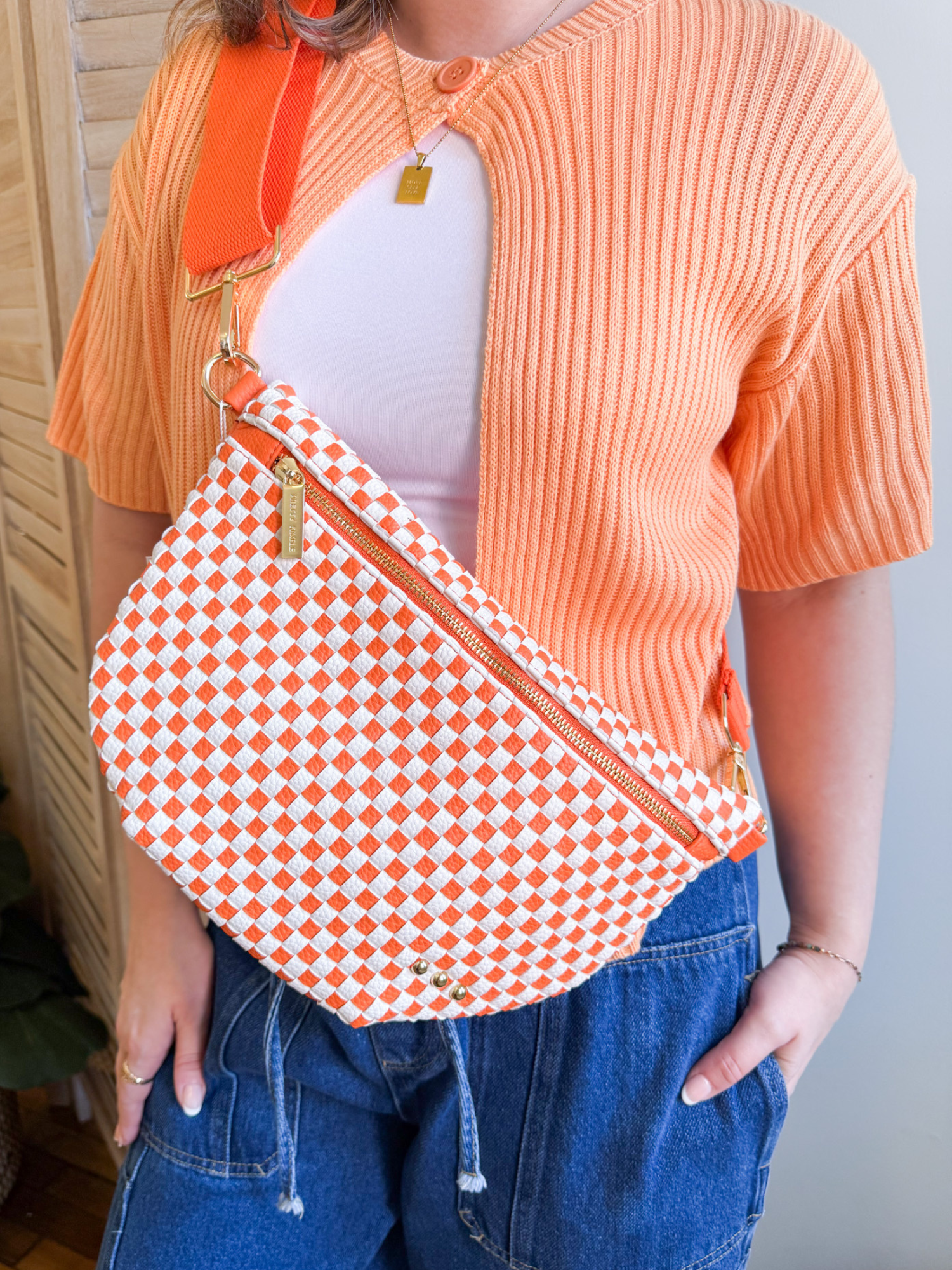 Chelley Short Sleeve One Button Cardigan - The Collective Rose