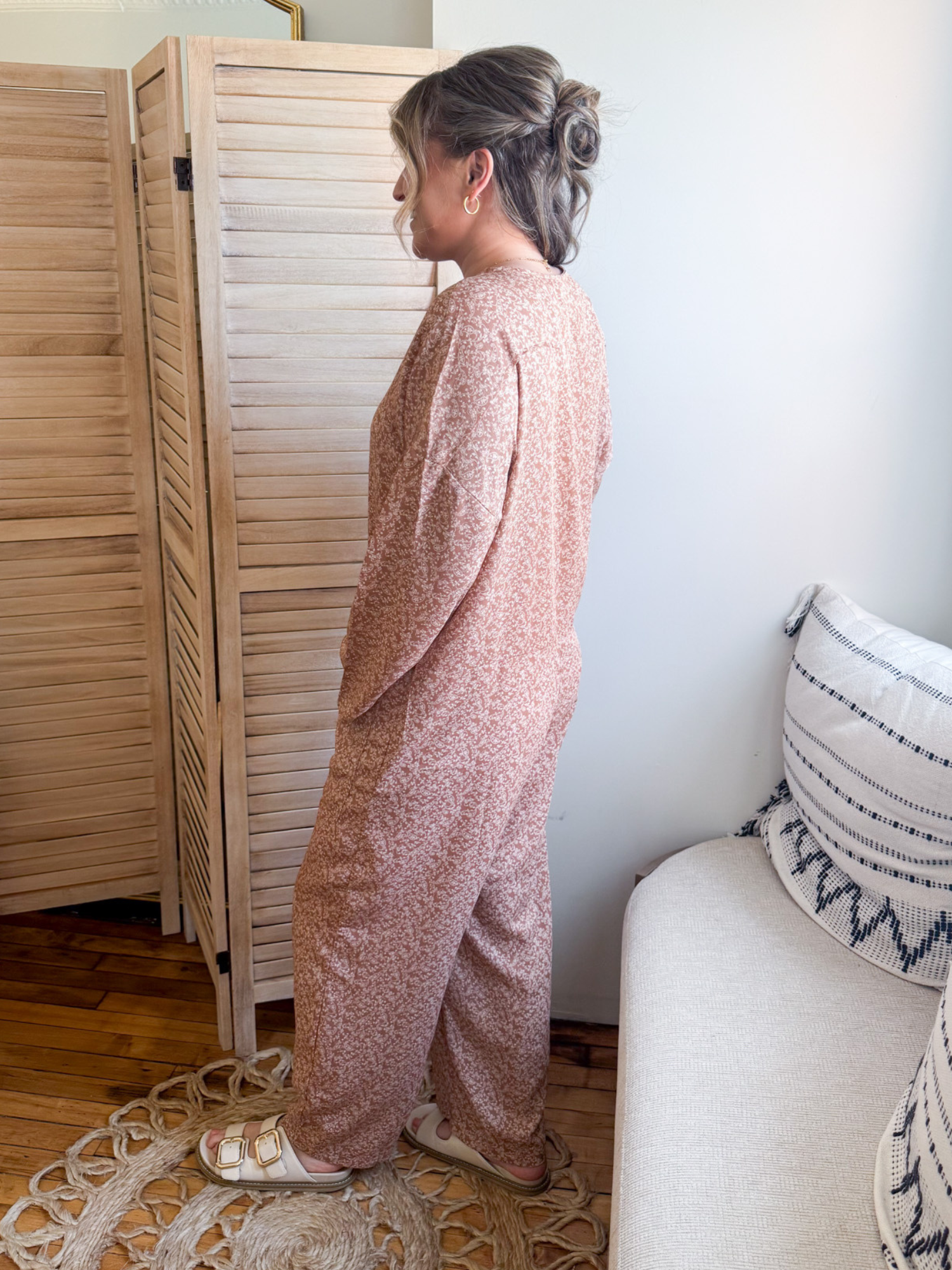Salley Floral Print Jumpsuit - The Collective Rose