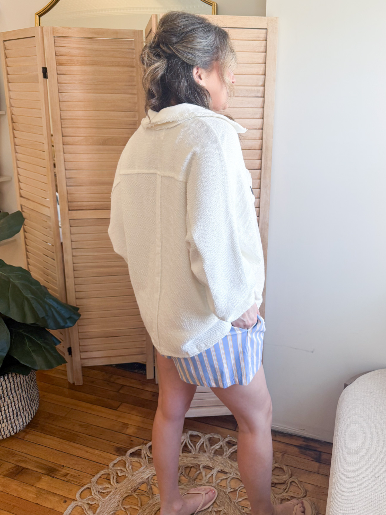 Reagan French Terry Pullover - The Collective Rose