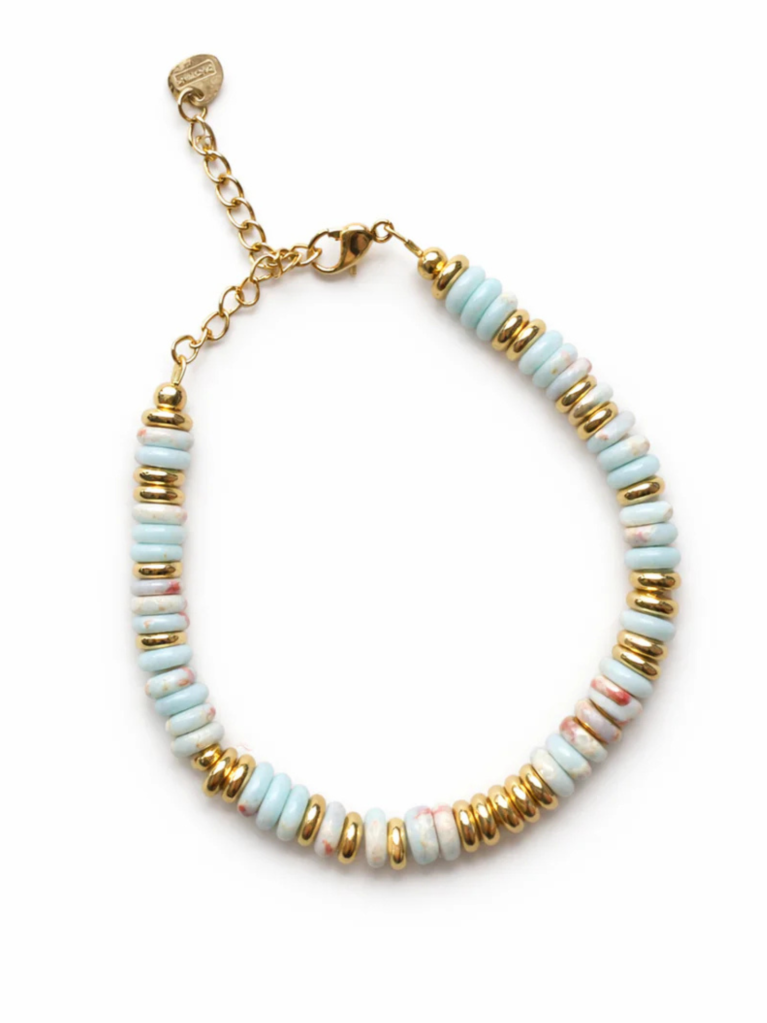 Coastal Gold Beaded Bracelet - The Collective Rose