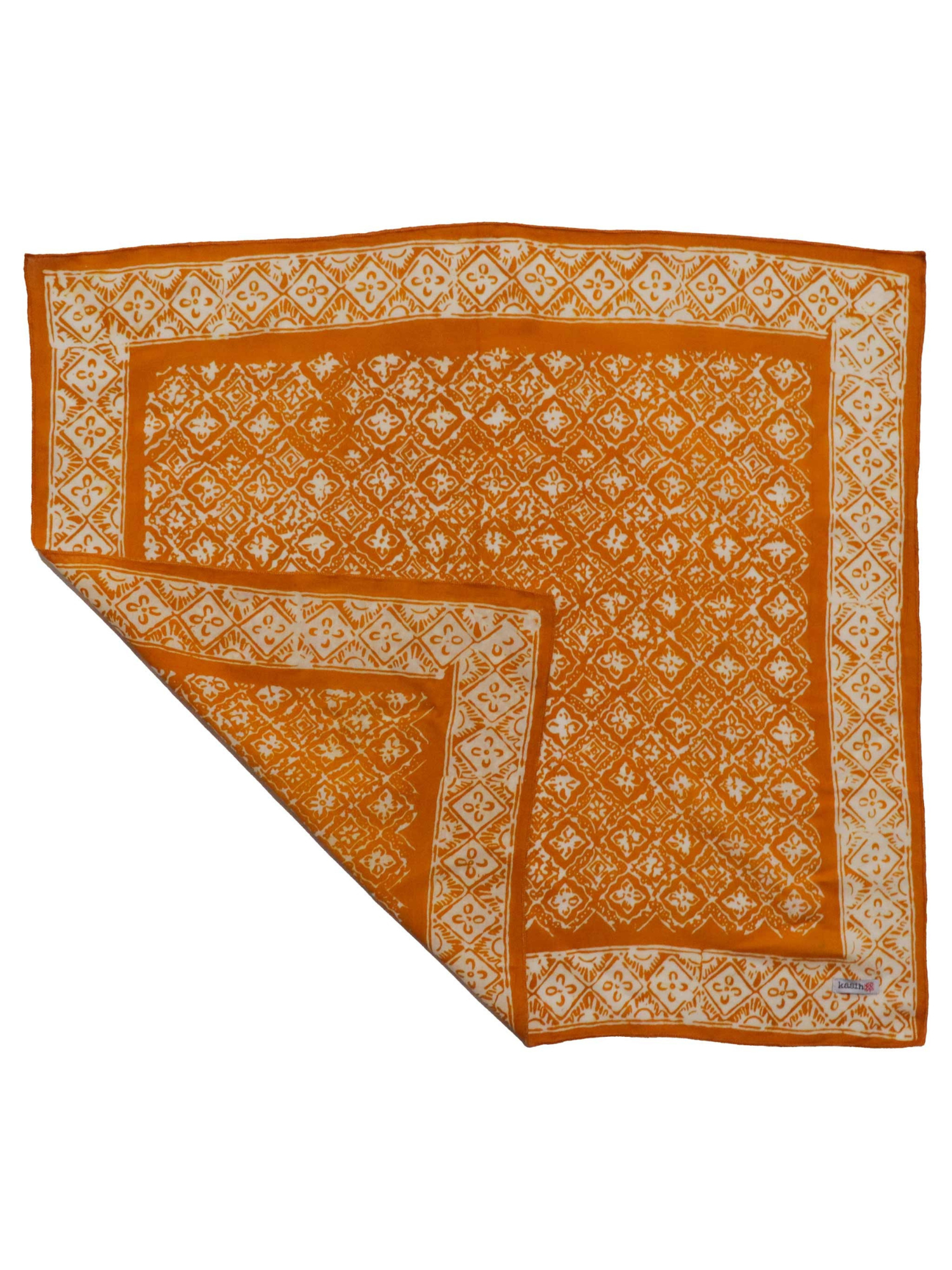 Hand Dyed Cotton Bandana Scarf - Mustard Yellow - The Collective Rose