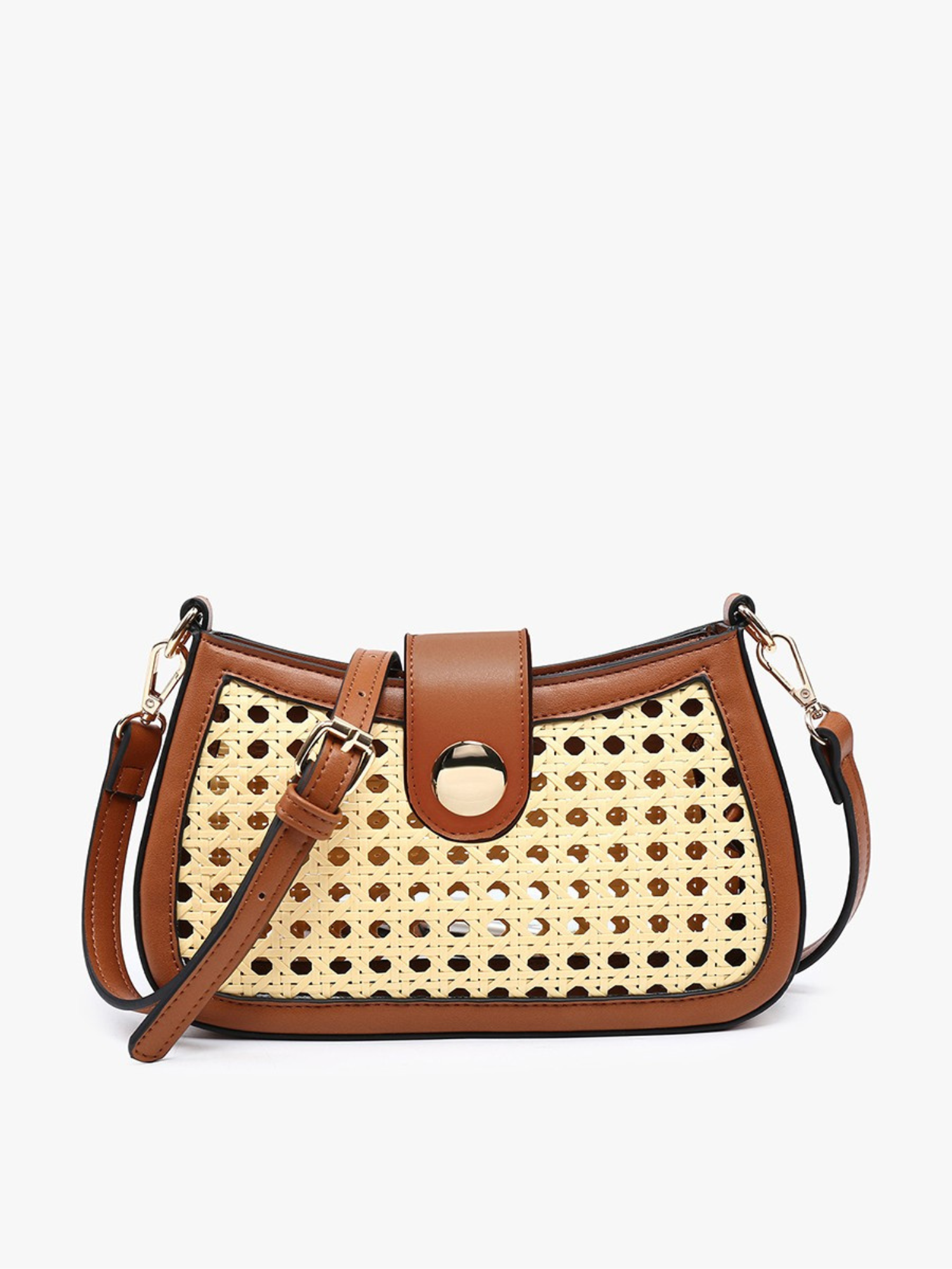 Miller Rattan Crossbody - The Collective Rose