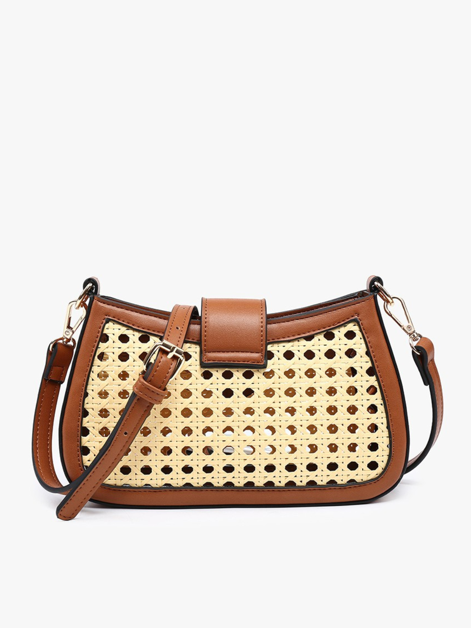 Miller Rattan Crossbody - The Collective Rose