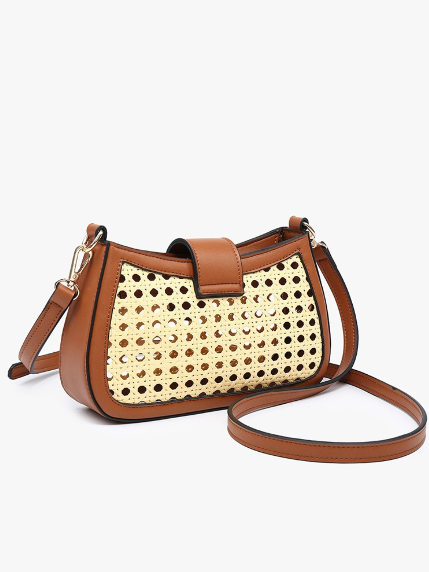 Miller Rattan Crossbody - The Collective Rose