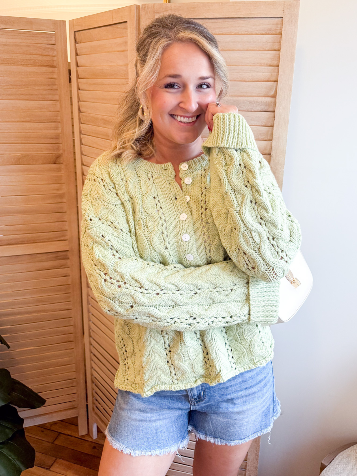 Cleo Cable Knit Sweater - The Collective Rose