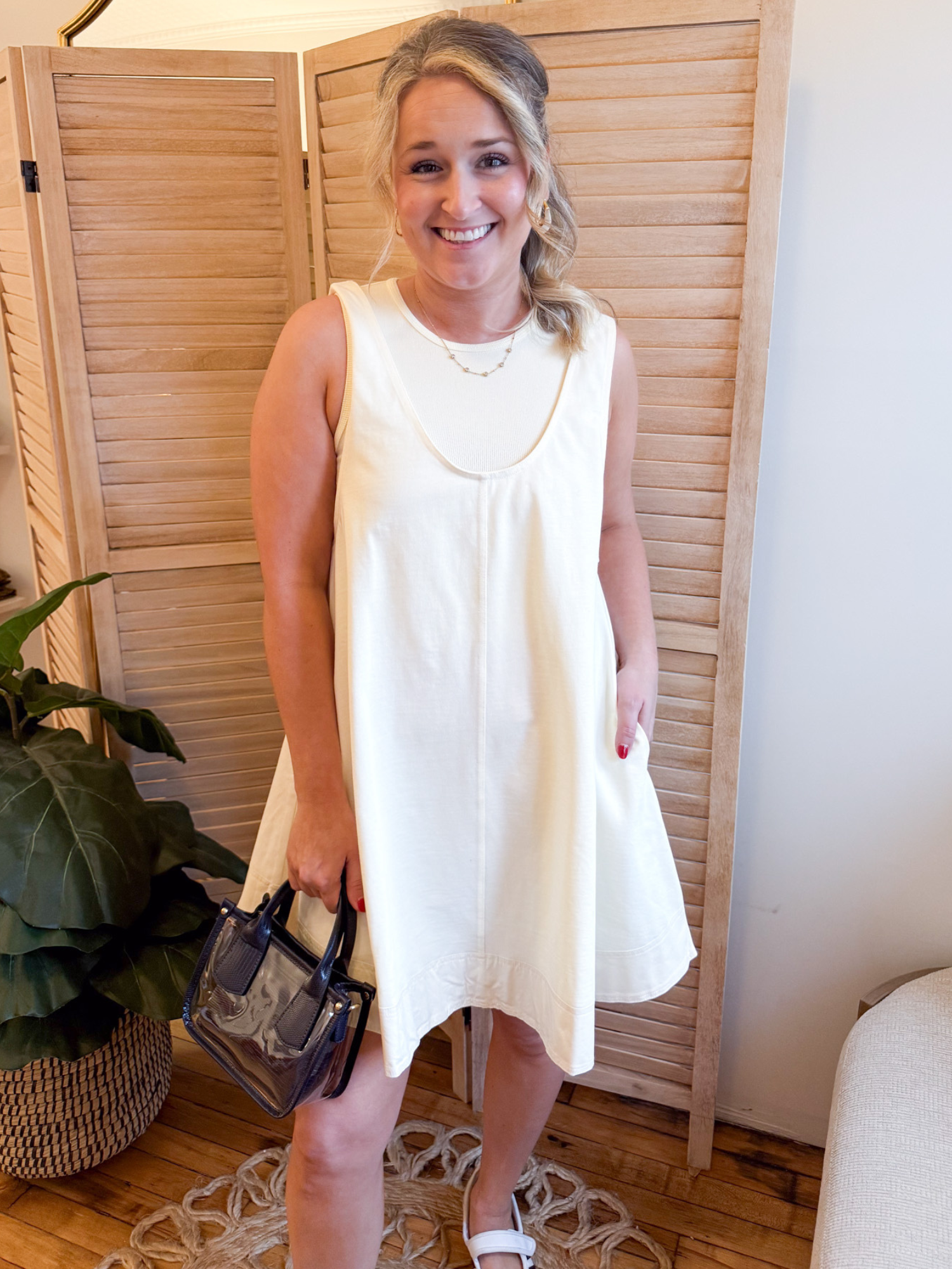 Veda Tank And Mini Dress Set - The Collective Rose
