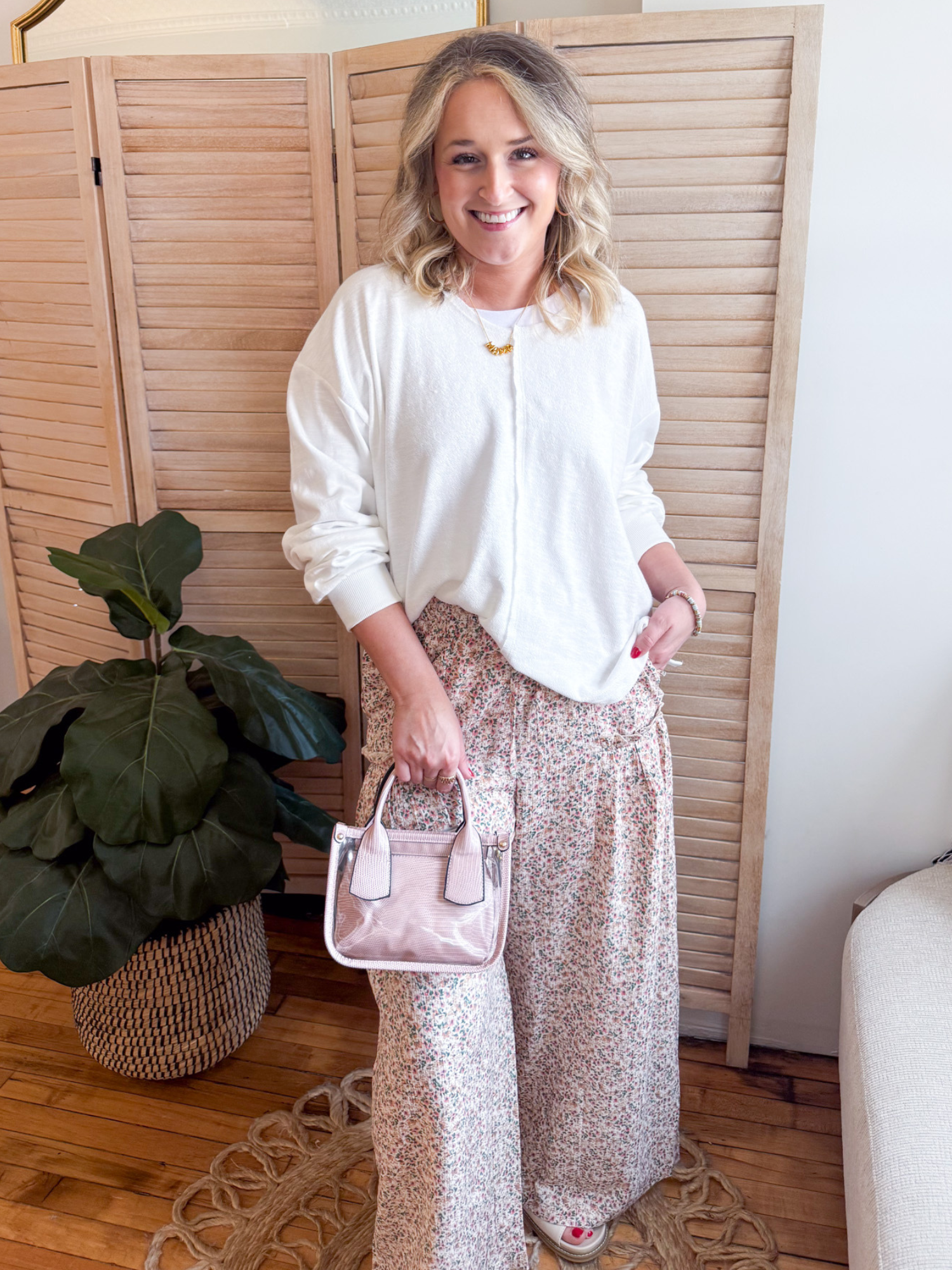 Stacey Clear Satchel - Pink - The Collective Rose