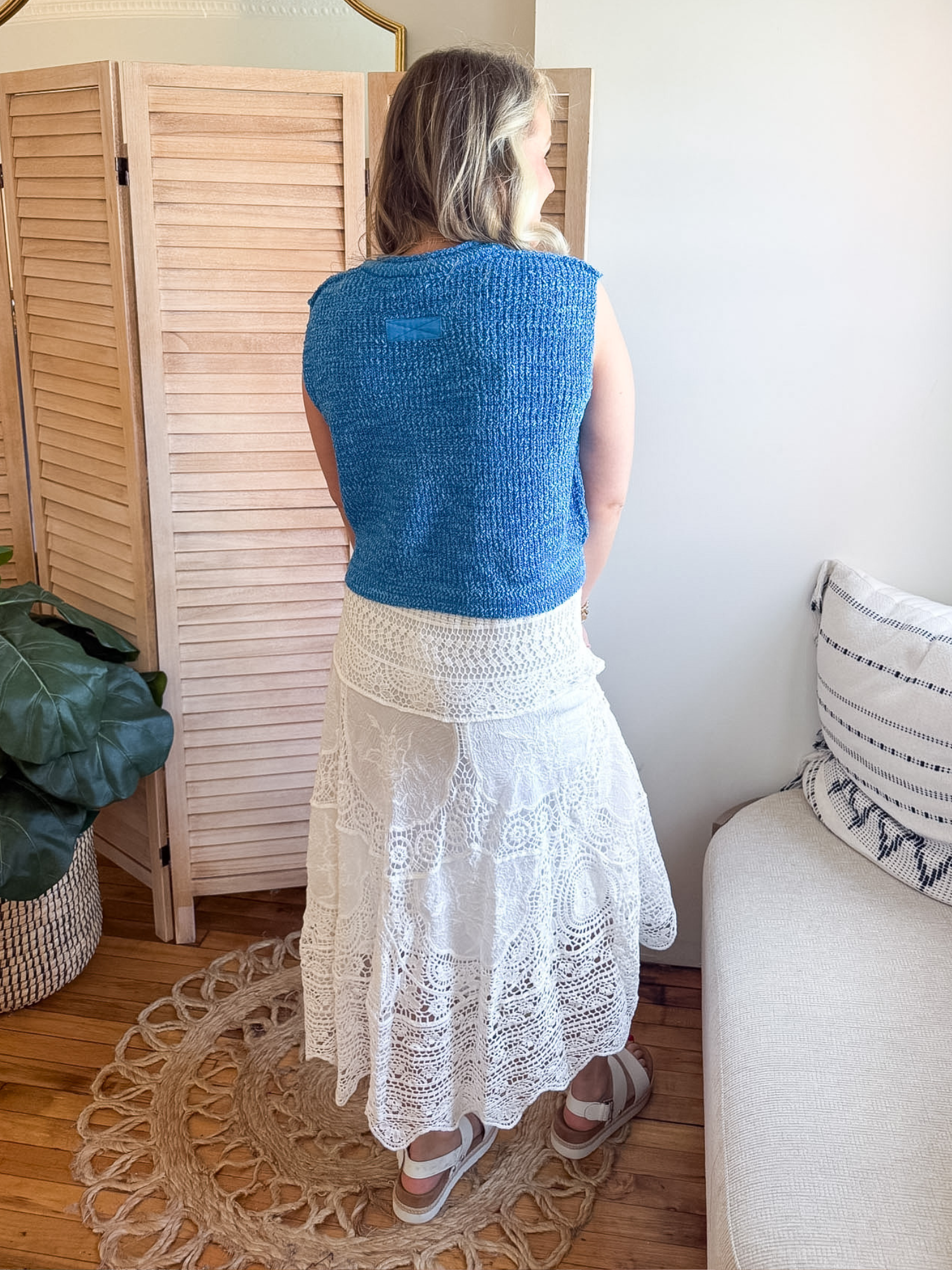 Iris Crochet Maxi Skirt - The Collective Rose
