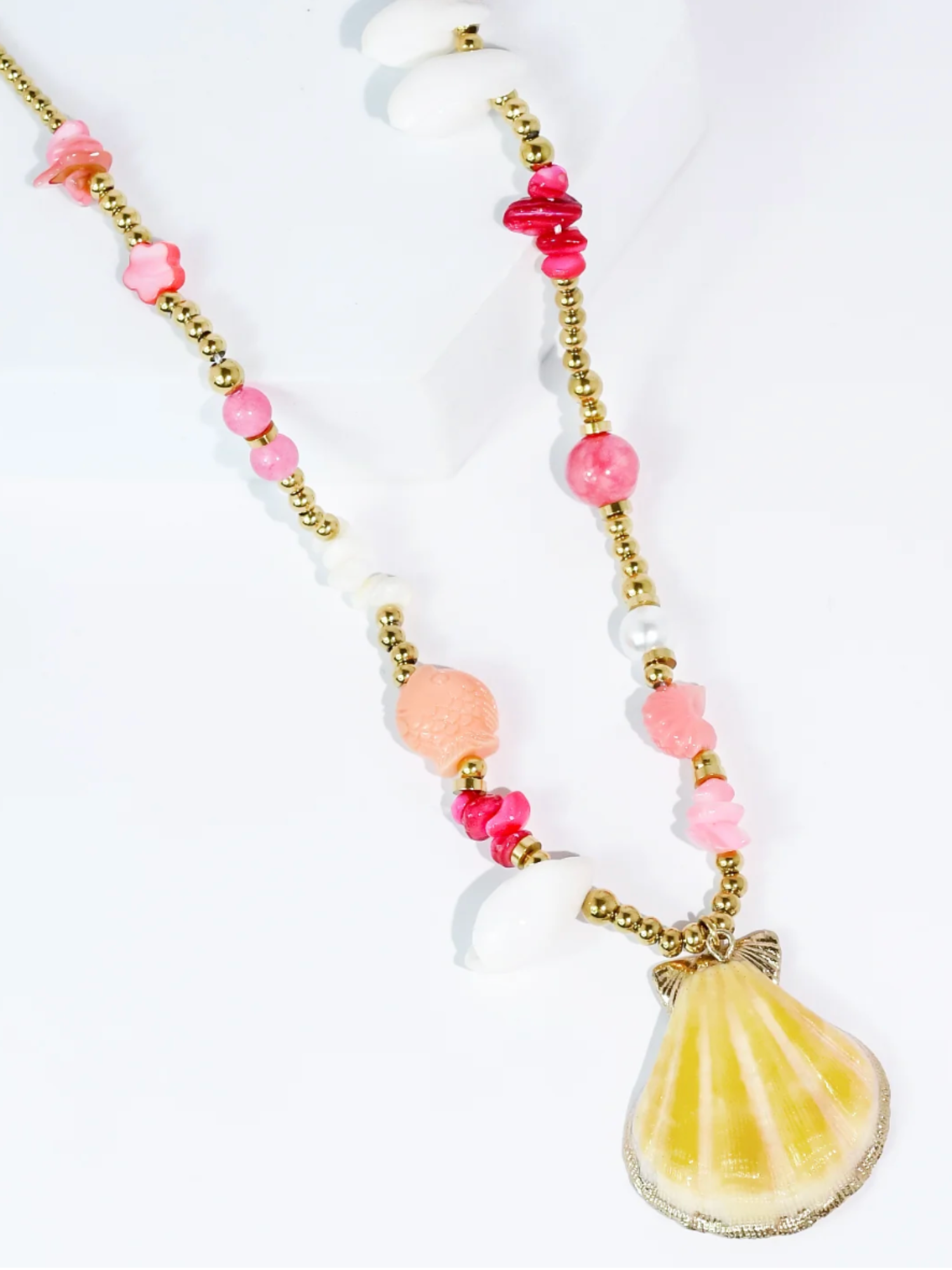 Ocean Breeze Beaded Necklace - The Collective Rose