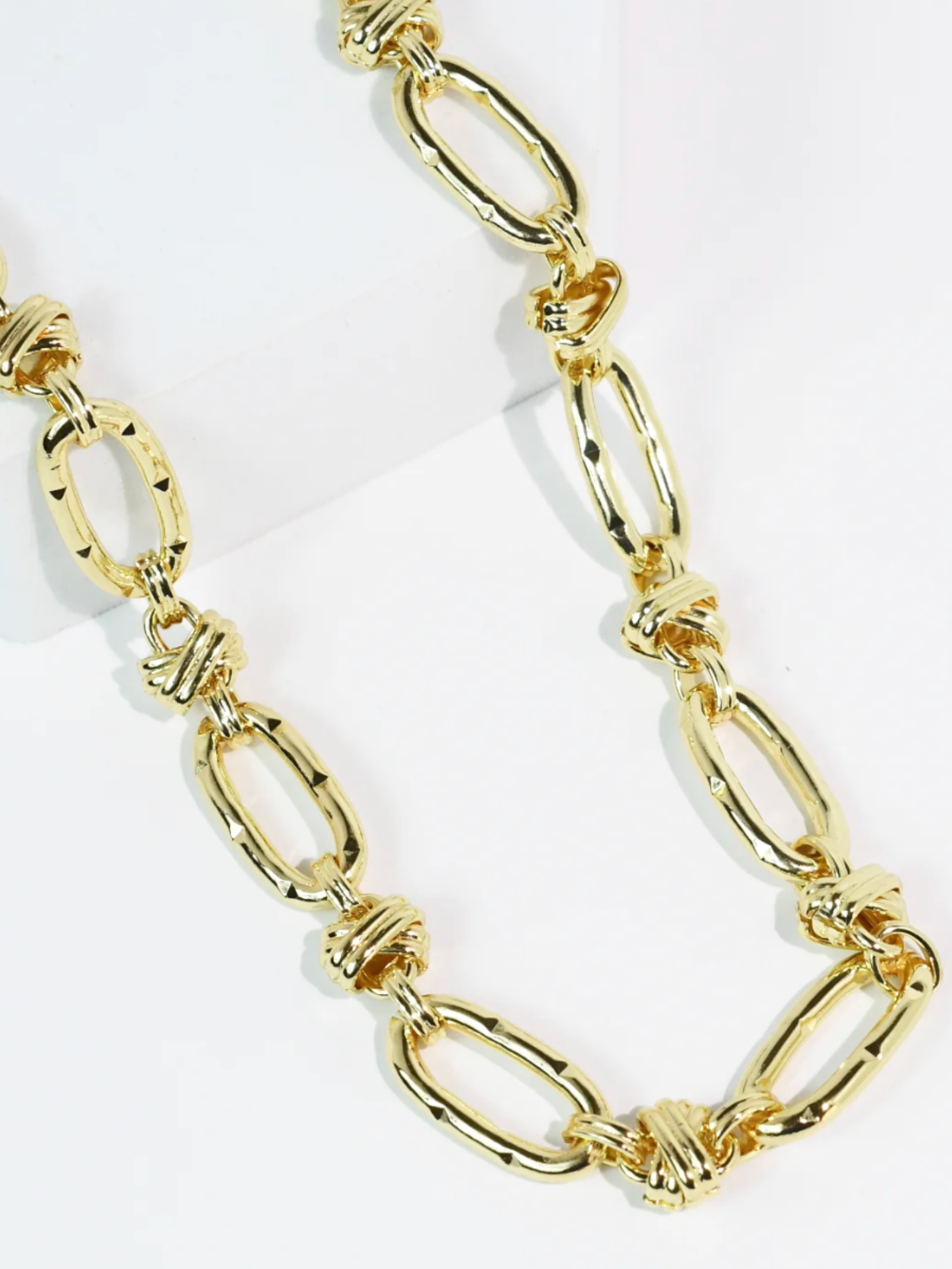 Luxe Link Rope Necklace - The Collective Rose