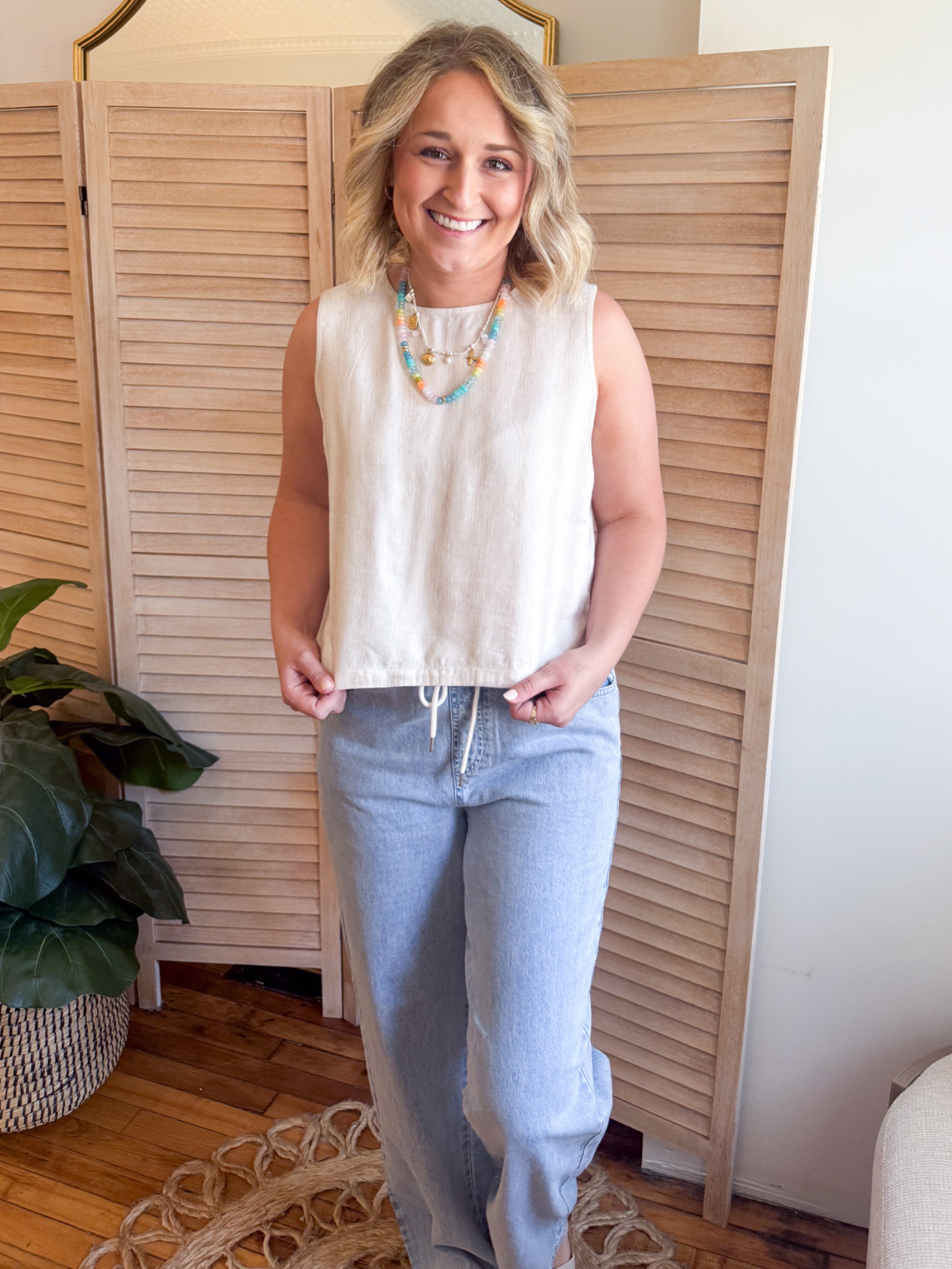 Ultra Comfy Wide Leg Denim Pants