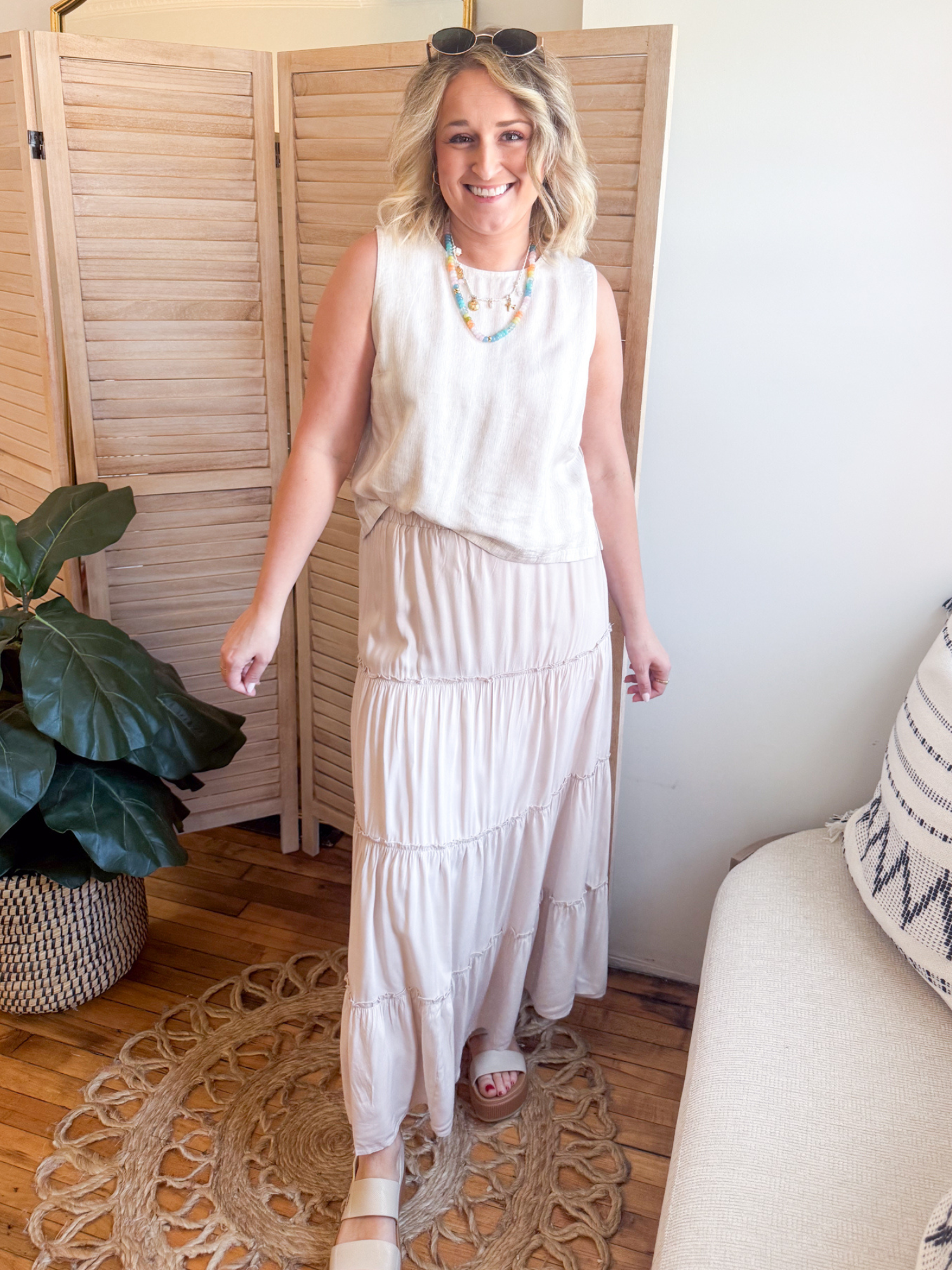 Nola Tiered Maxi Skirt