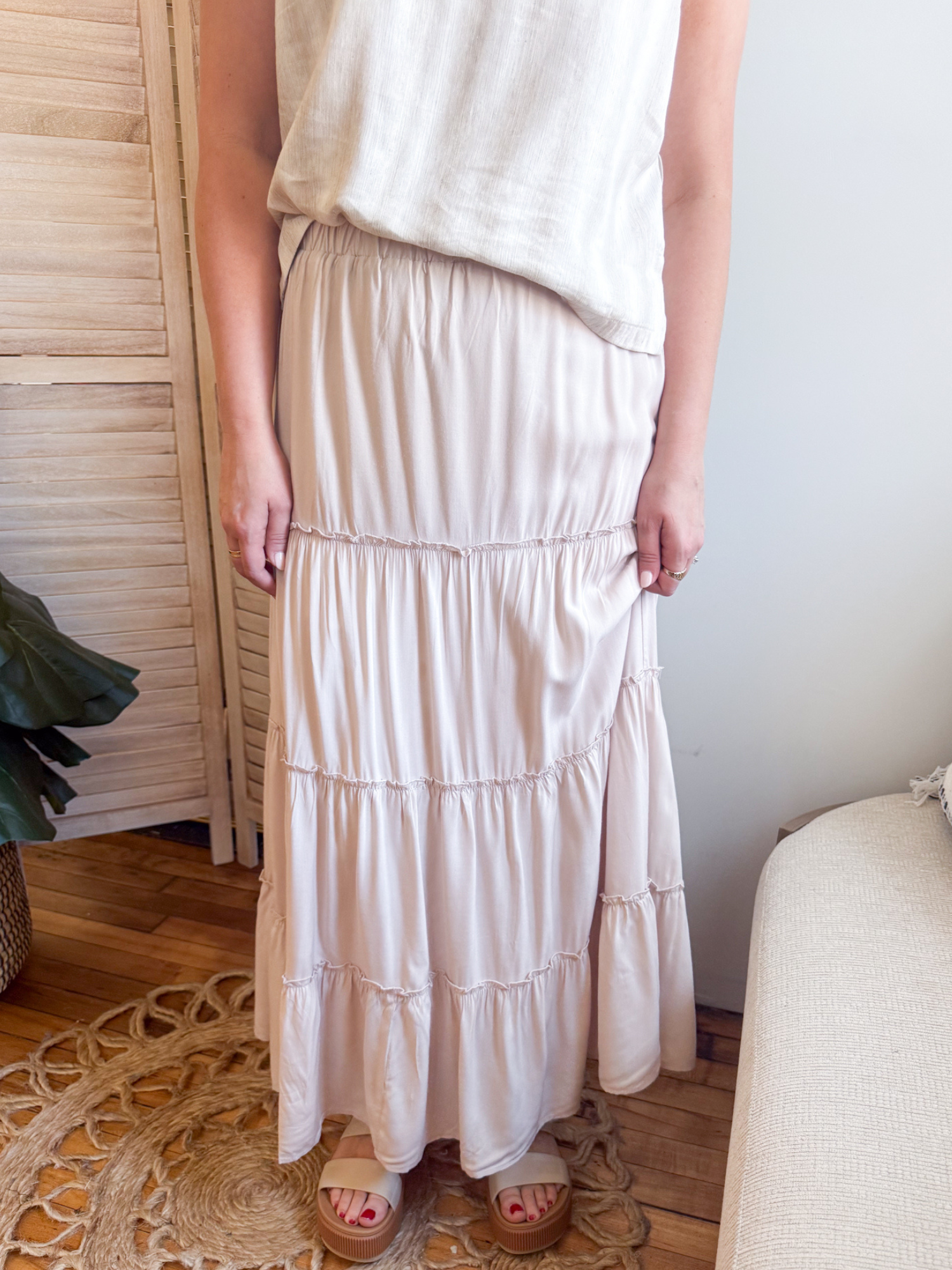 Nola Tiered Maxi Skirt