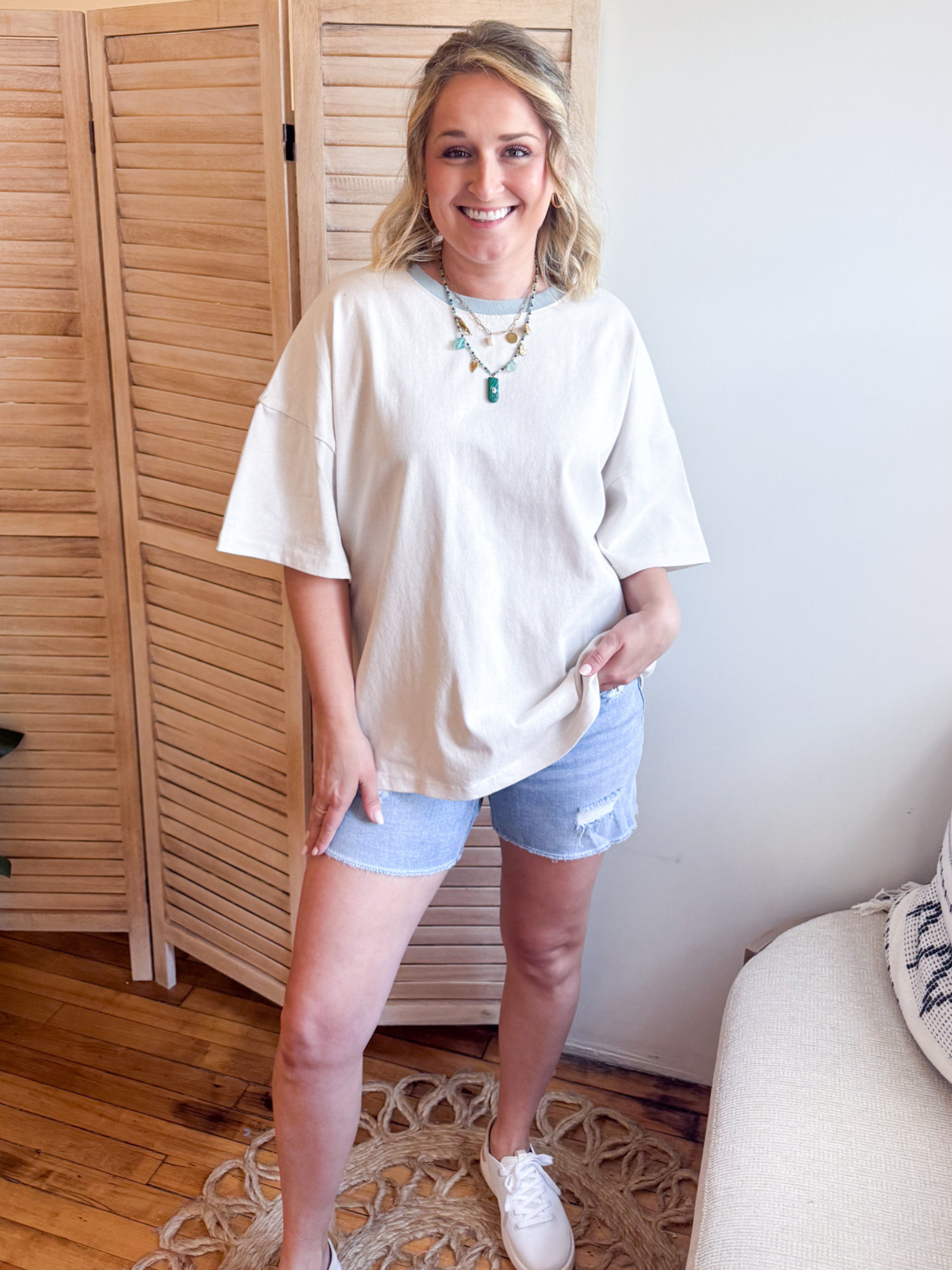Sweet Serve Contrast Tee