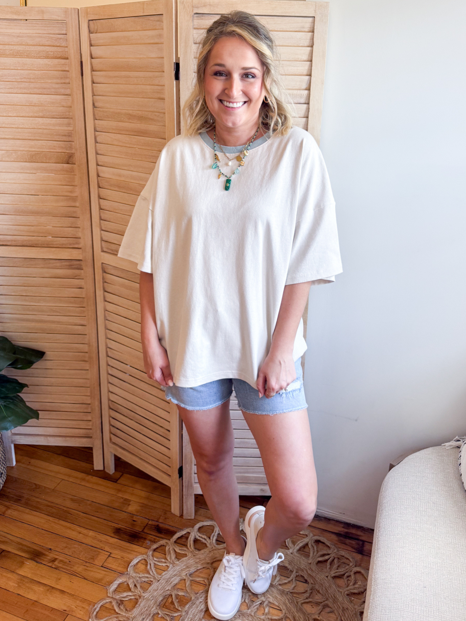 Sweet Serve Contrast Tee