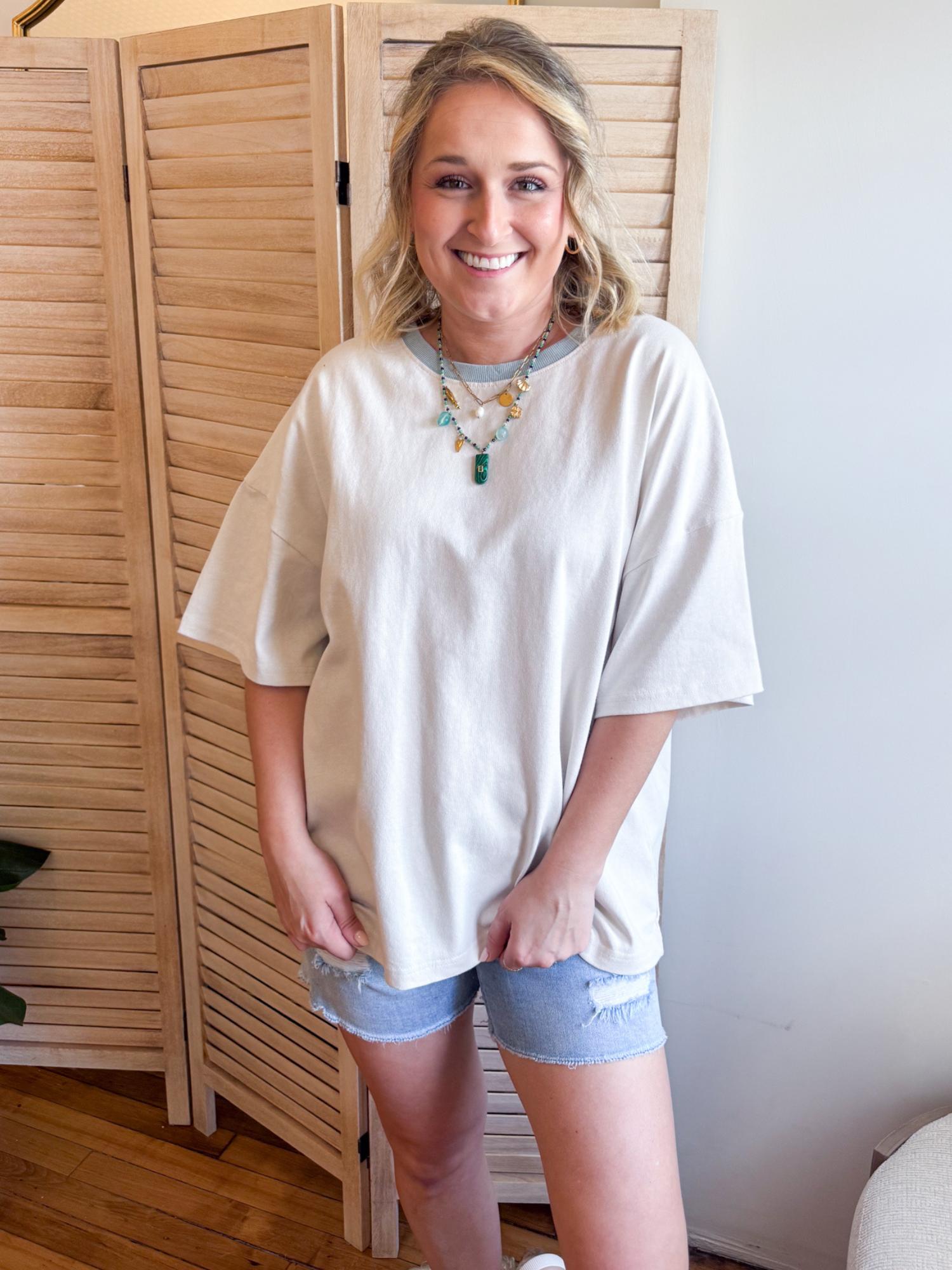 Sweet Serve Contrast Tee