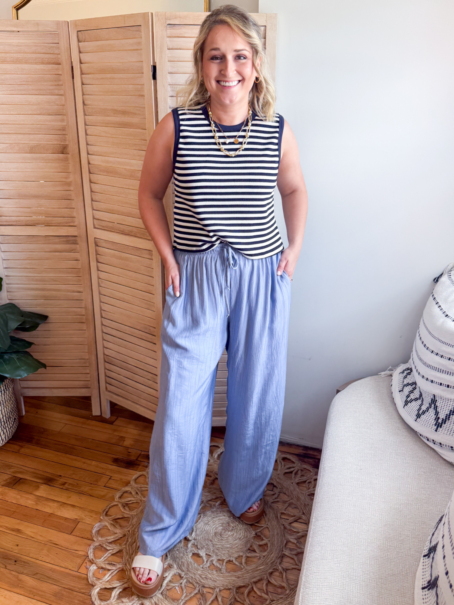 Marley Striped Sleeveless Top