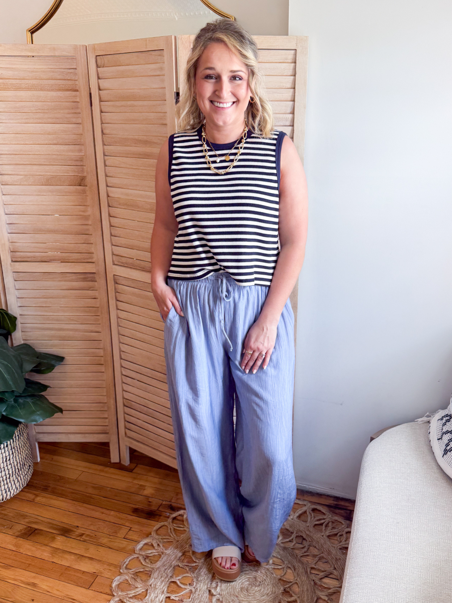 Marley Striped Sleeveless Top