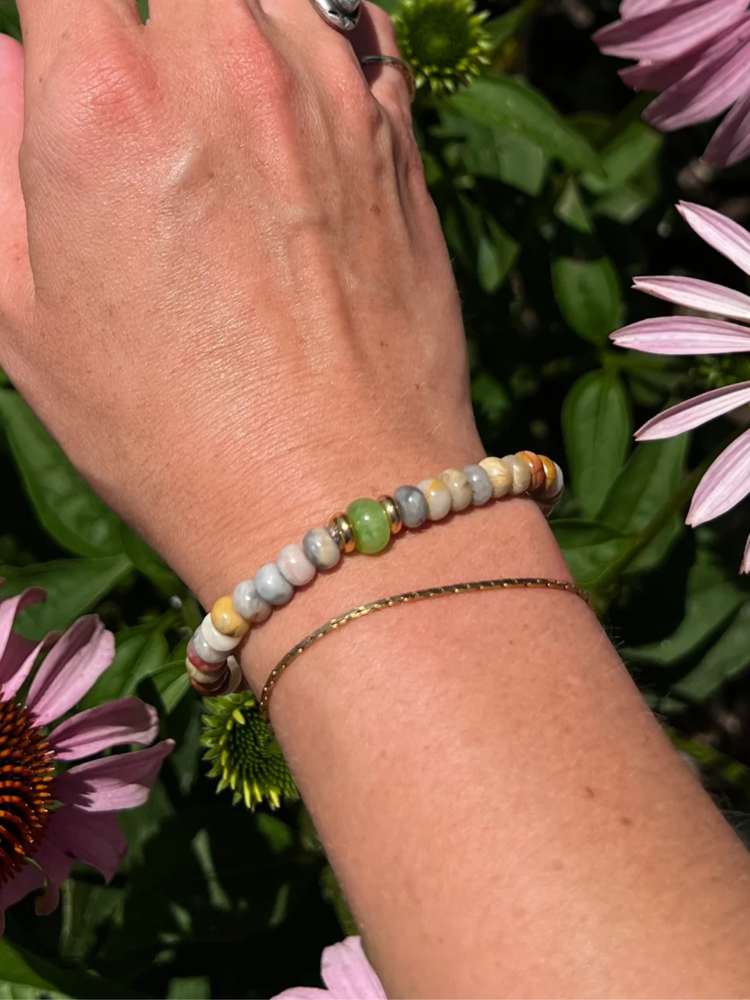 Multi Colored Stone Bracelet