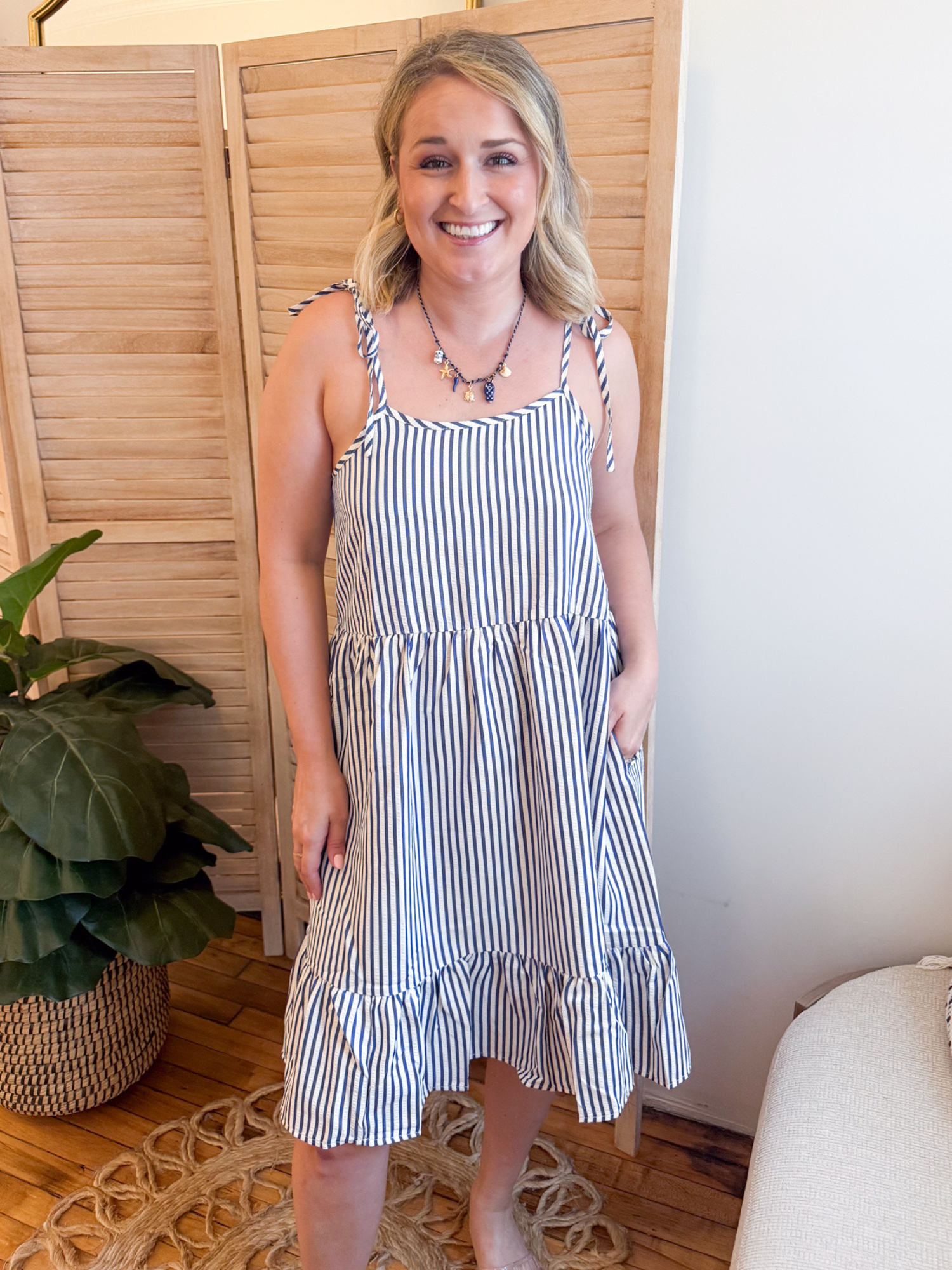 Leon Nautical Mini Dress