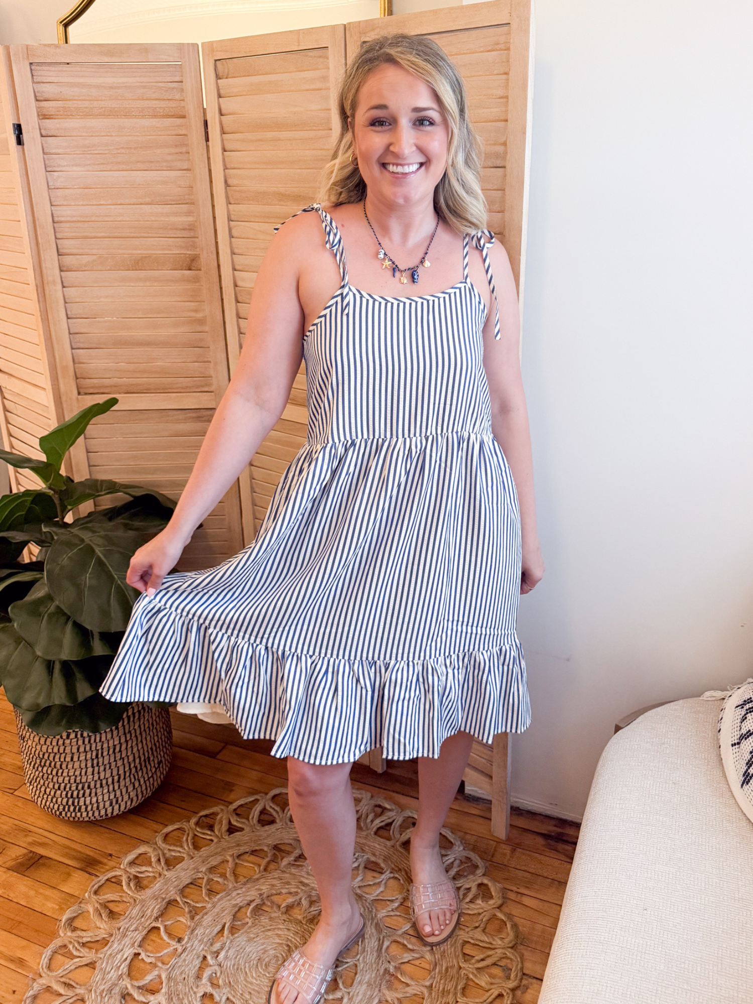 Leon Nautical Mini Dress